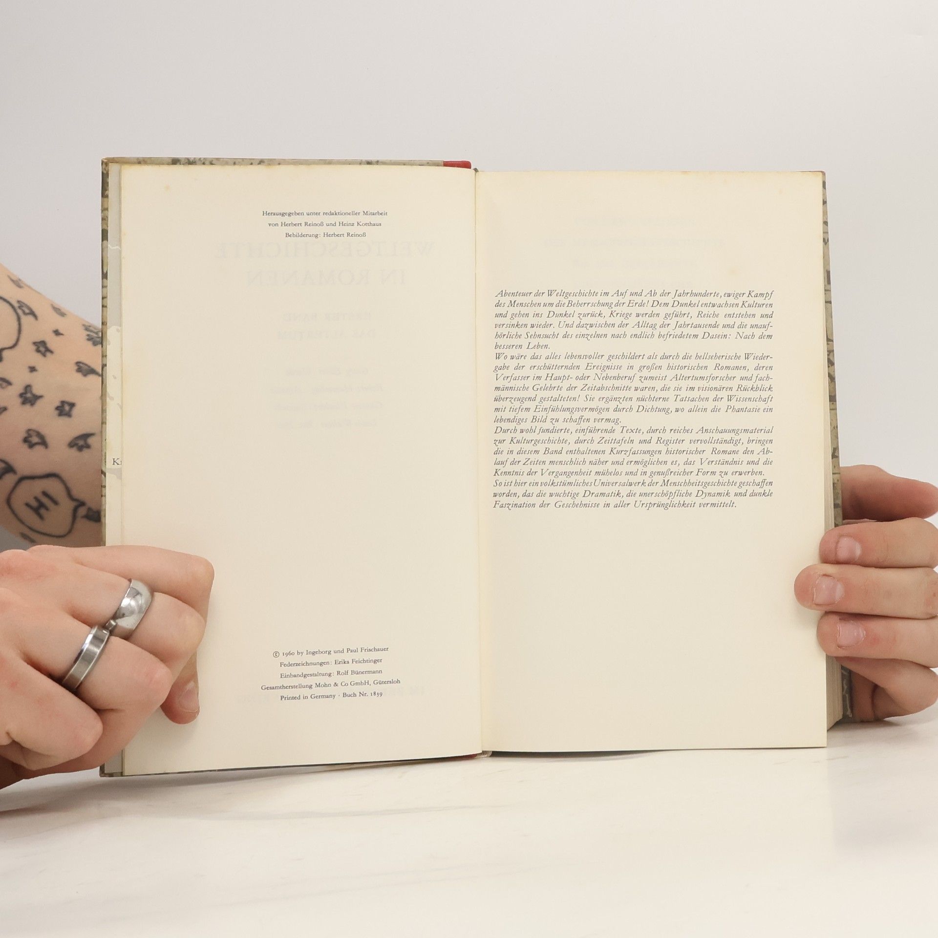 Paul Frischauer Weltgeschichte in Romanen 1