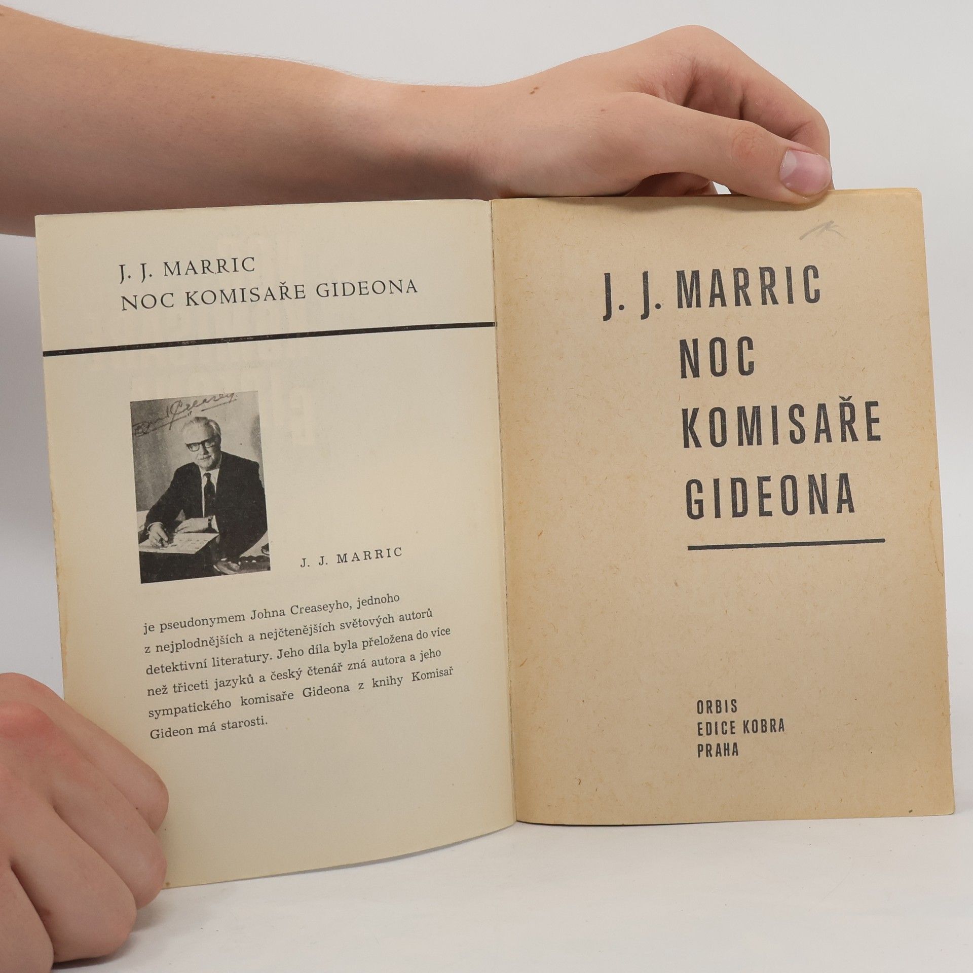 J. J. Marric Noc komisaře Gideona