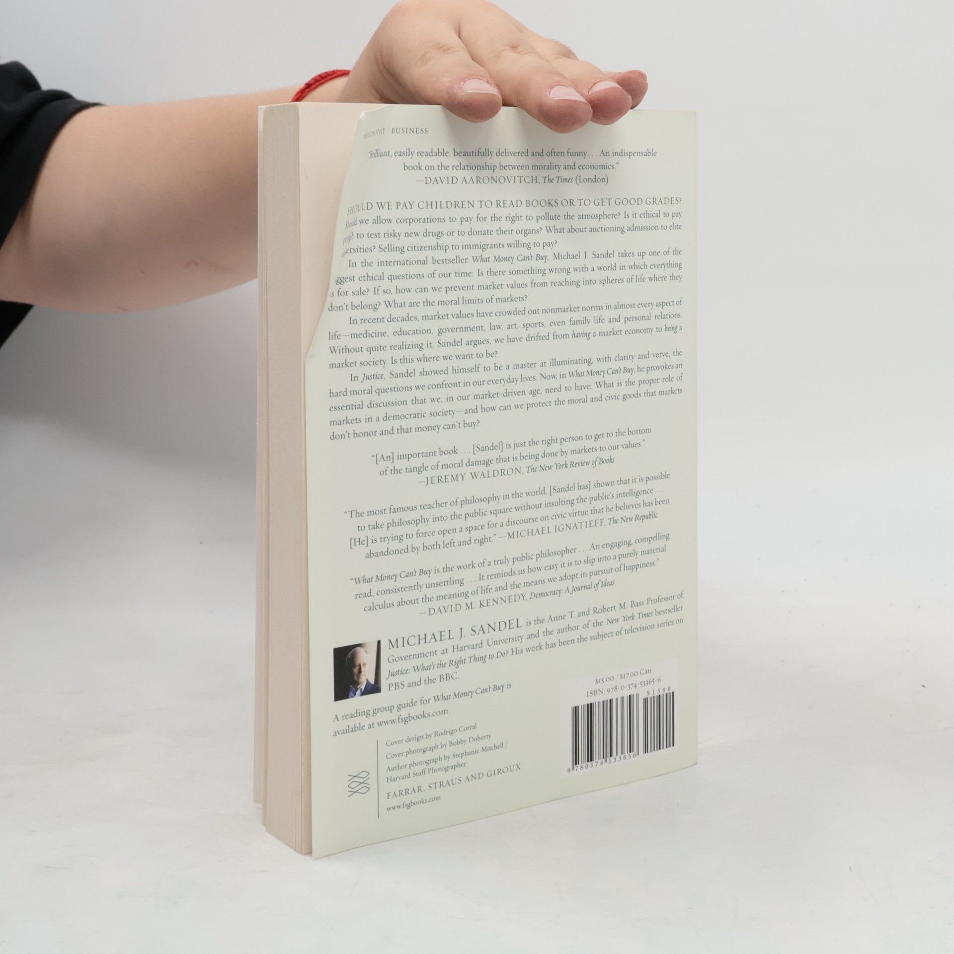 Michael Sandel What Money Can't Buy. Was man für Geld nicht kaufen kann, Englische Ausgabe