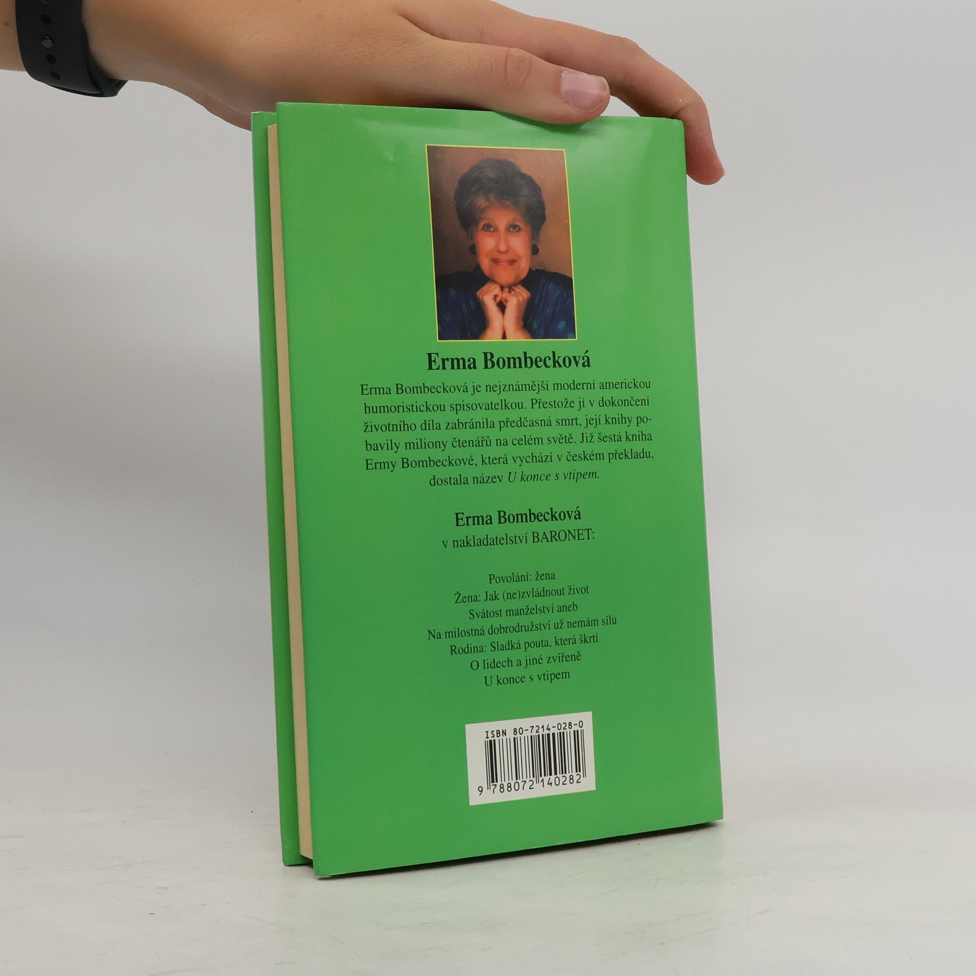 Erma Bombeck U konce s vtipem