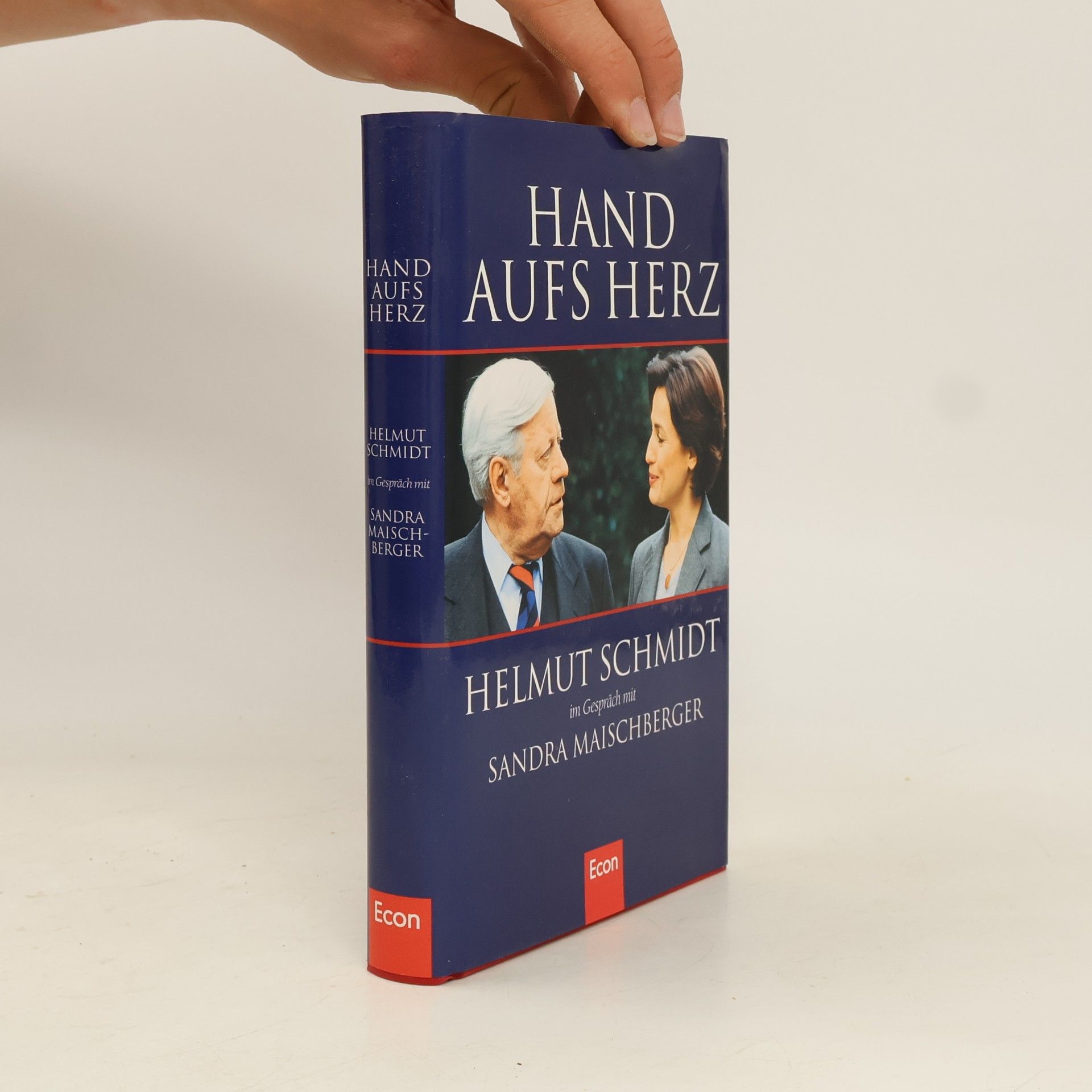Helmut Schmidt Hand aufs Herz