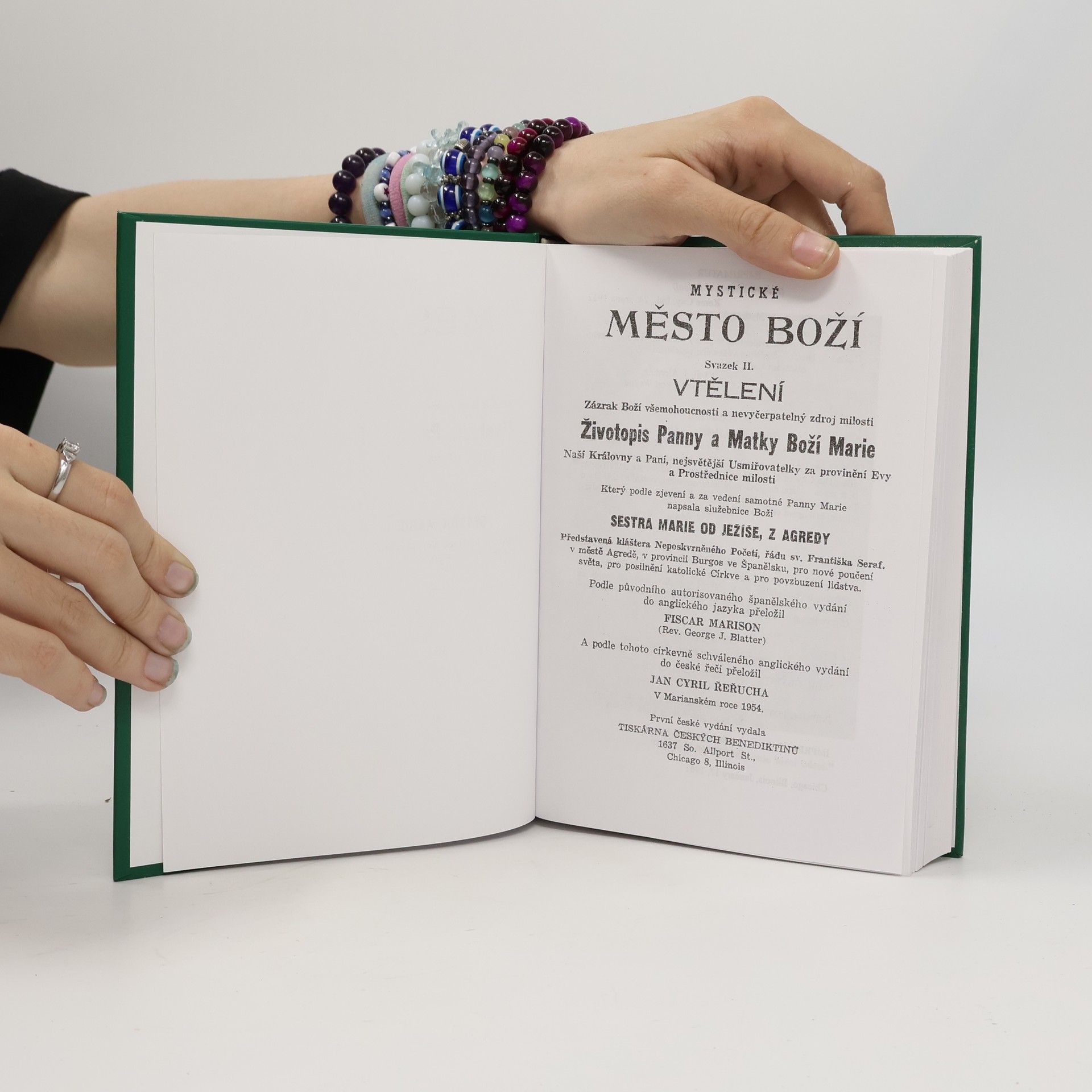 Marie od Ježíše z Agredy Mystické město Boží II. Vtělení
