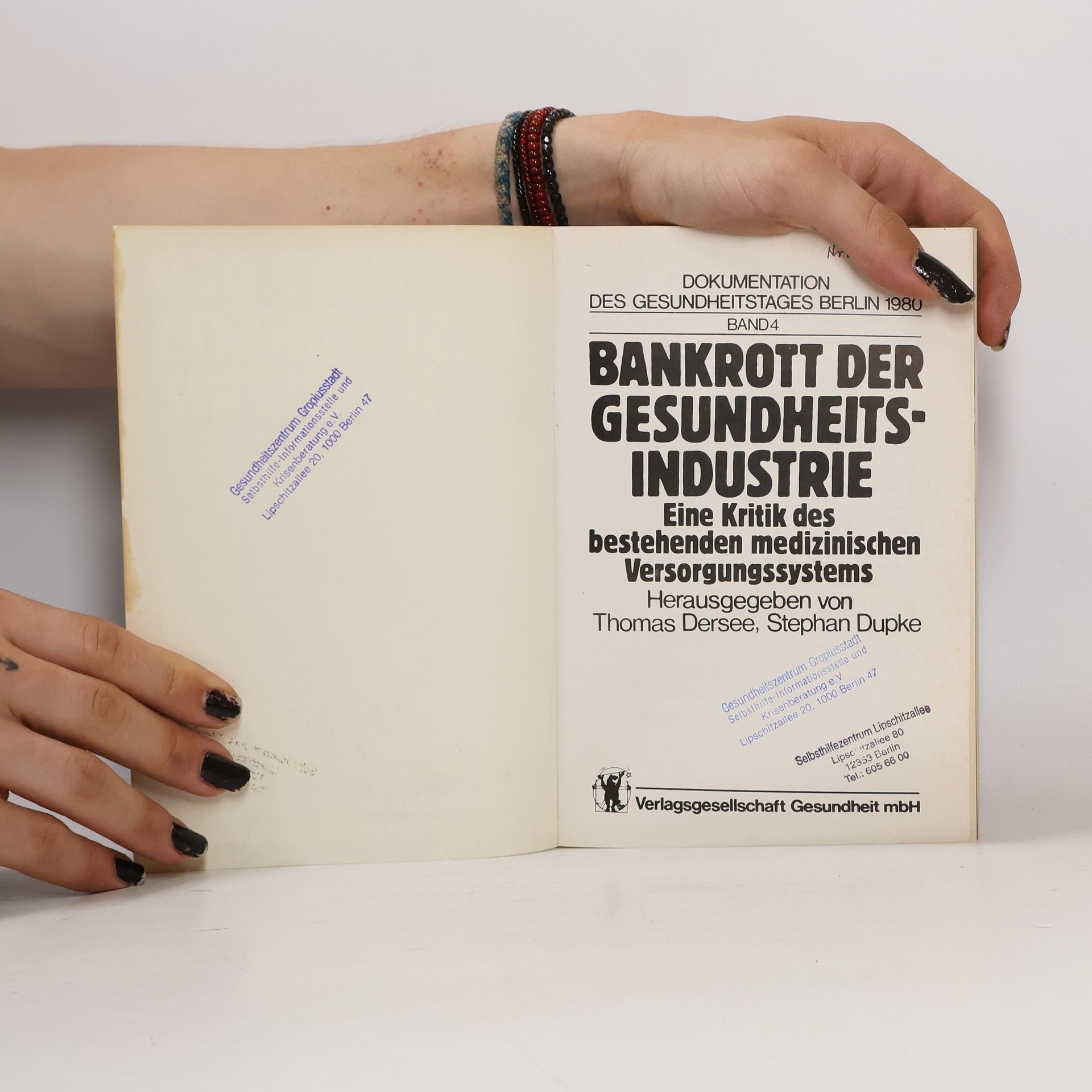 Thomas Dersee Bankrott der Gesundheitsindustrie