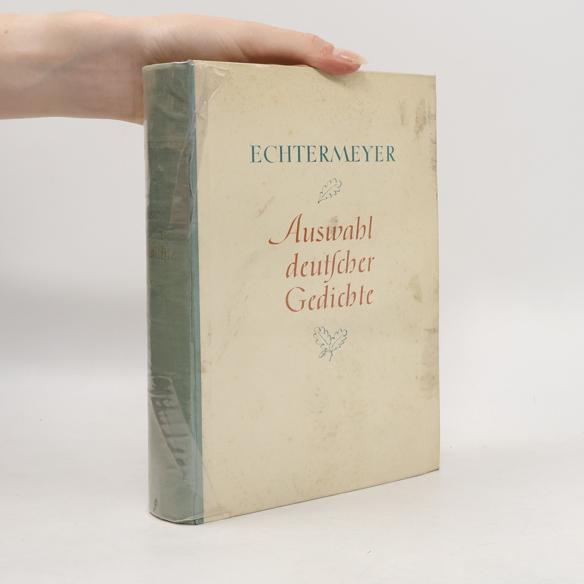 Ernst Theodor Echtermeyer Auswahl Deutscher Gedichte