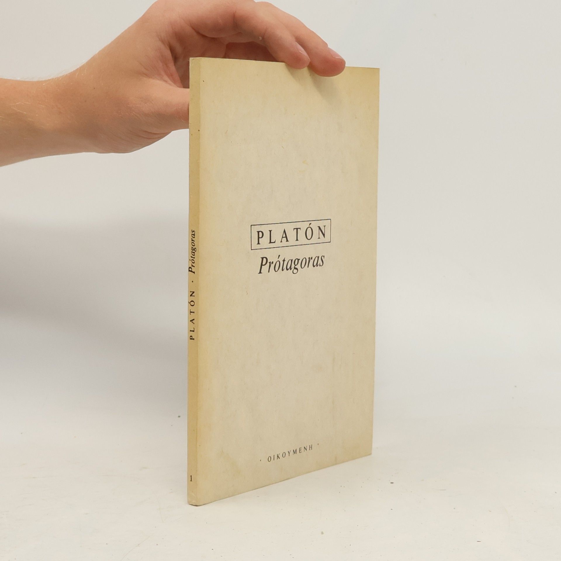Plato Prótagoras