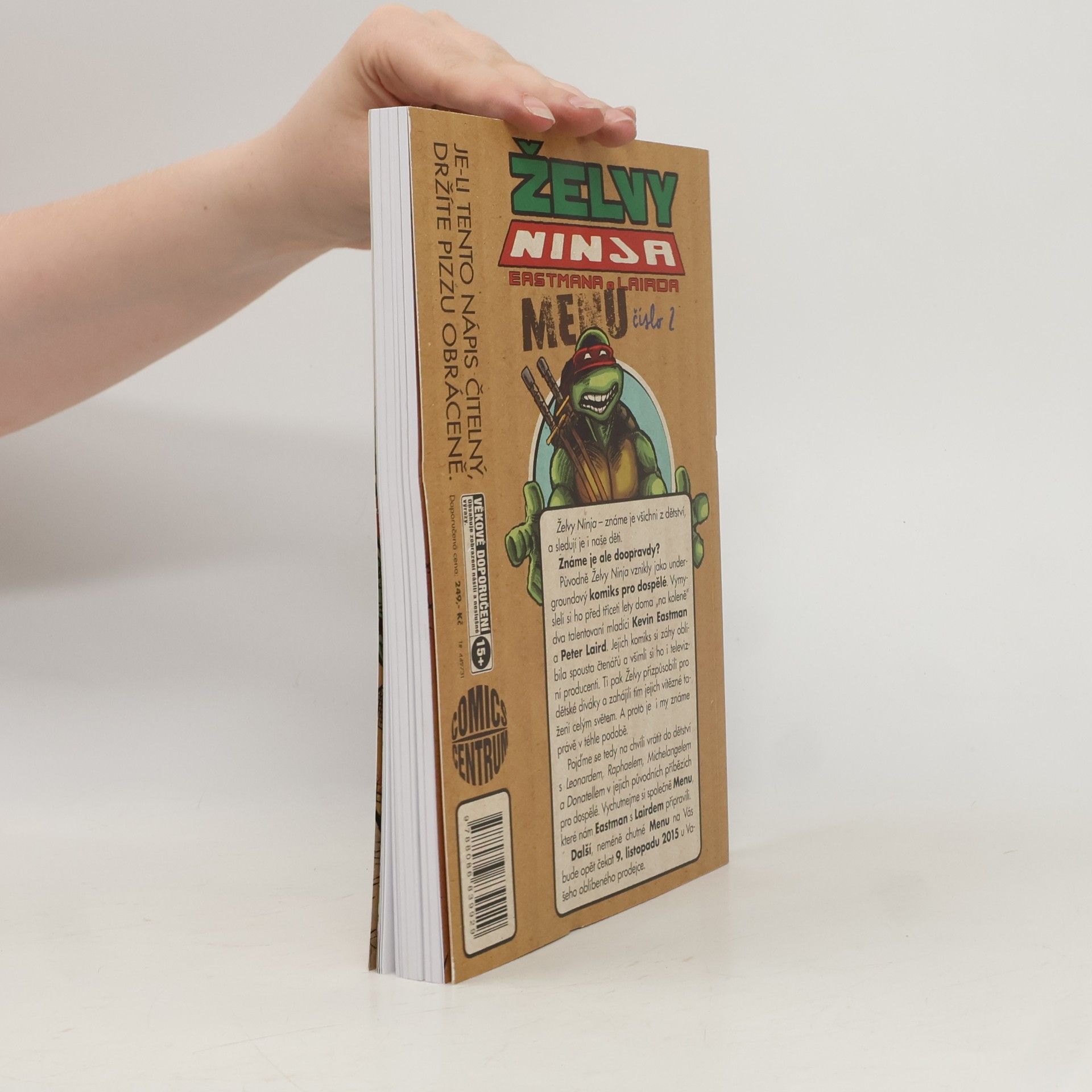 Kevin B. Eastman Želvy Ninja Eastmana a Lairda. Menu číslo 2