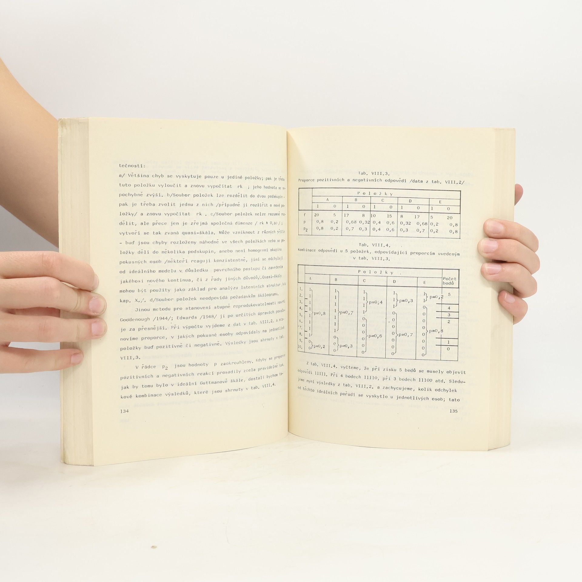 Václav Břicháček Úvod do psychologického škálování