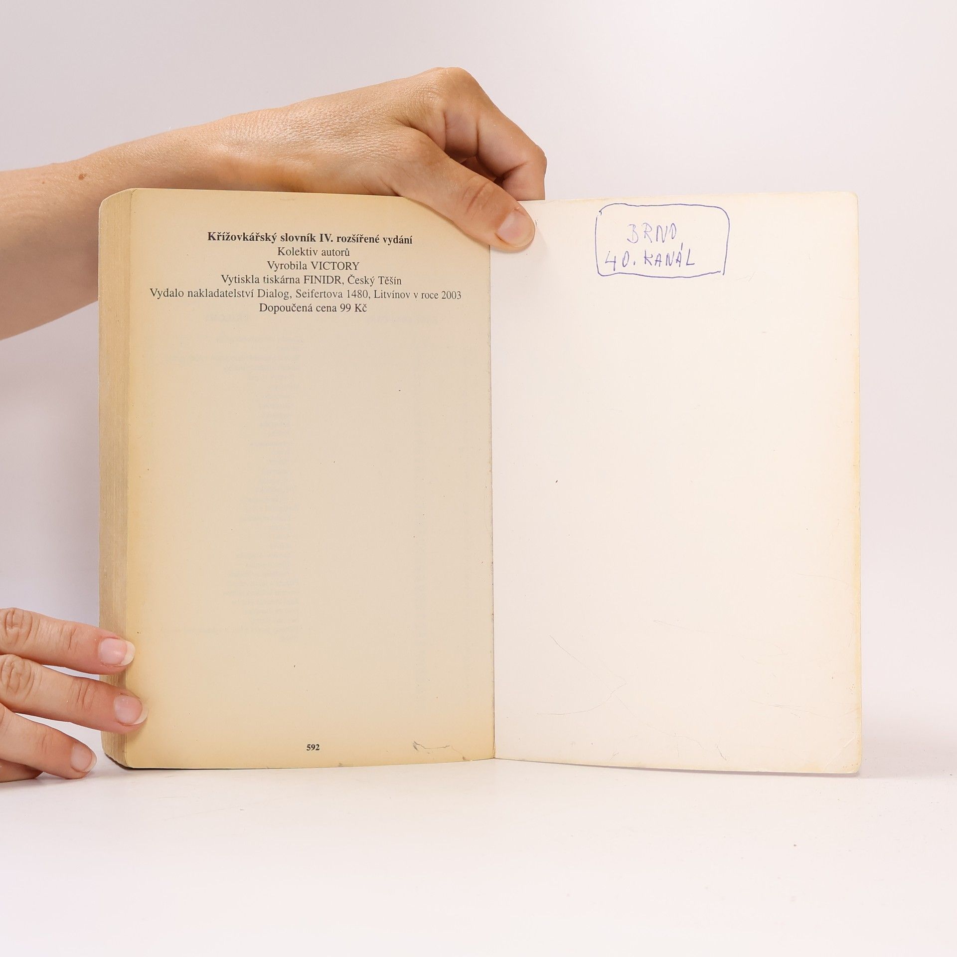 Various authors Křížovkářský slovník