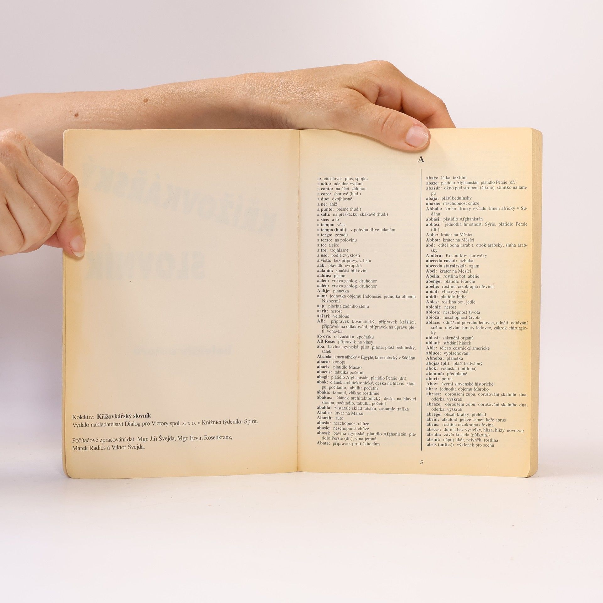Various authors Křížovkářský slovník