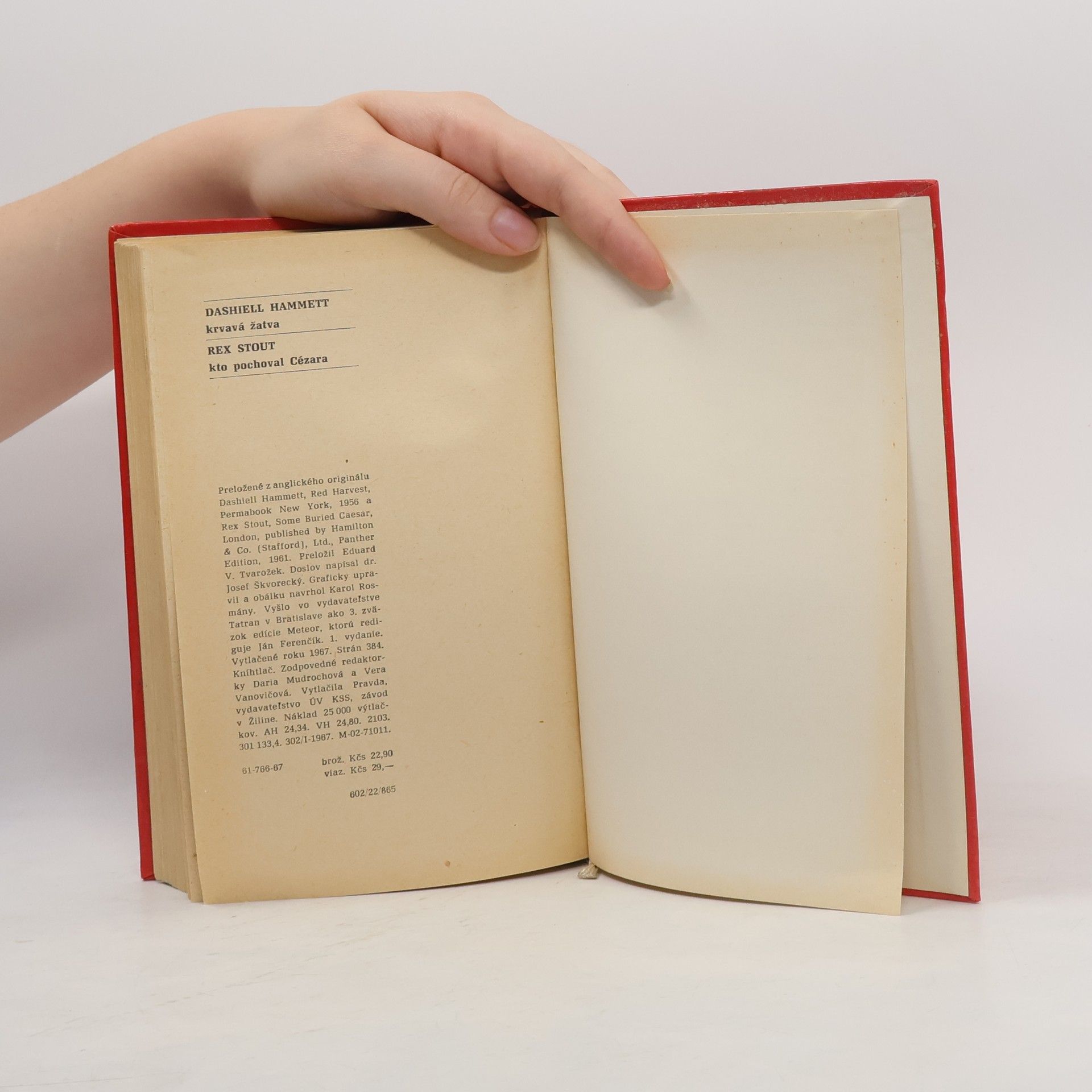 Dashiell Hammett Krvavá žatva. Kto pochoval Cézara