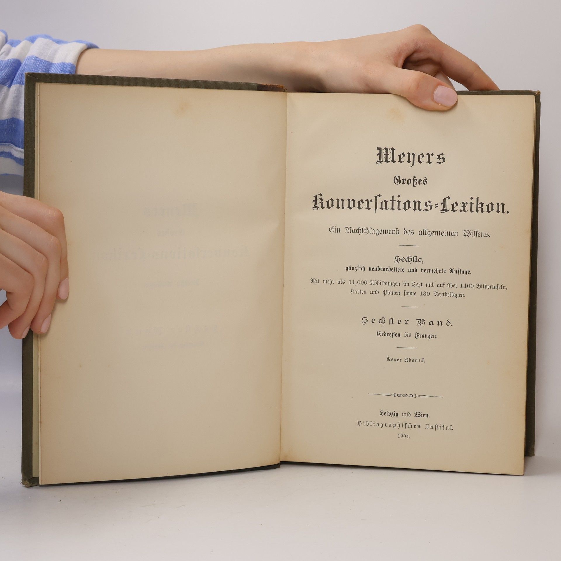 AA.VV. Meyers Großes Konversations-Lexikon. Band 6