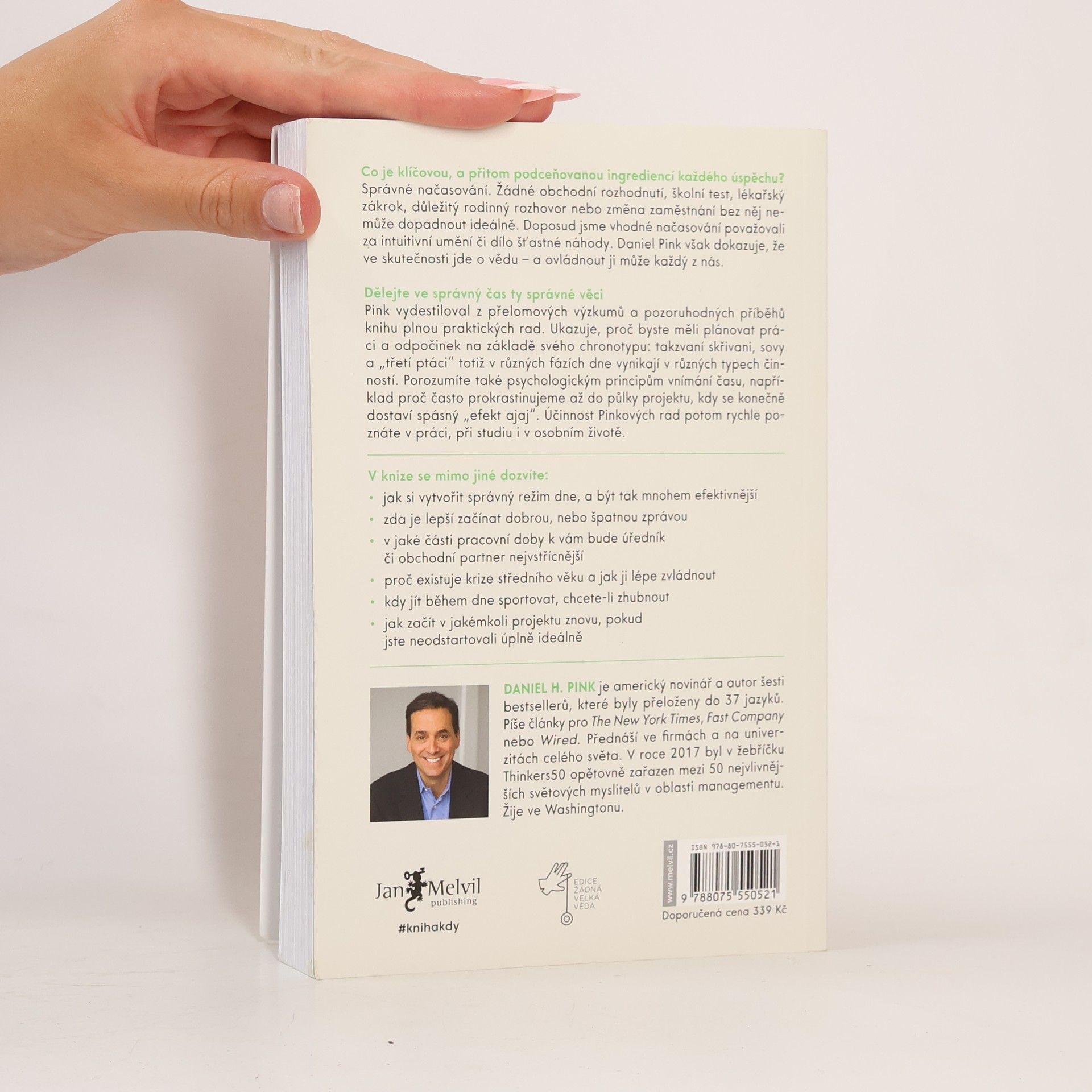 Daniel H. Pink Kdy: Věda a umění dokonalého načasování
