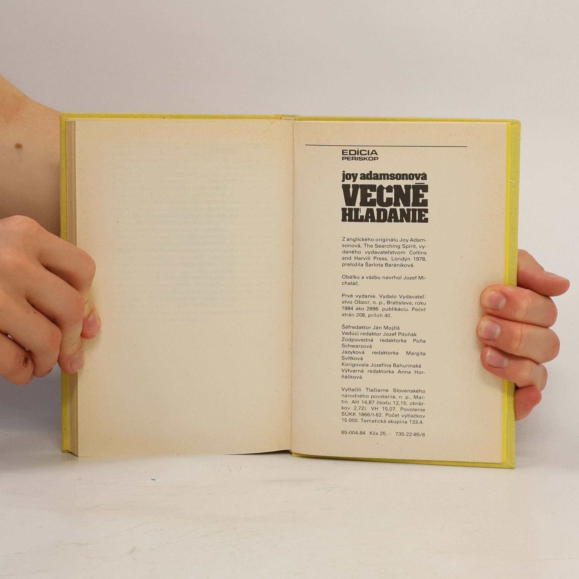 Joy Adamson Večné hľadanie