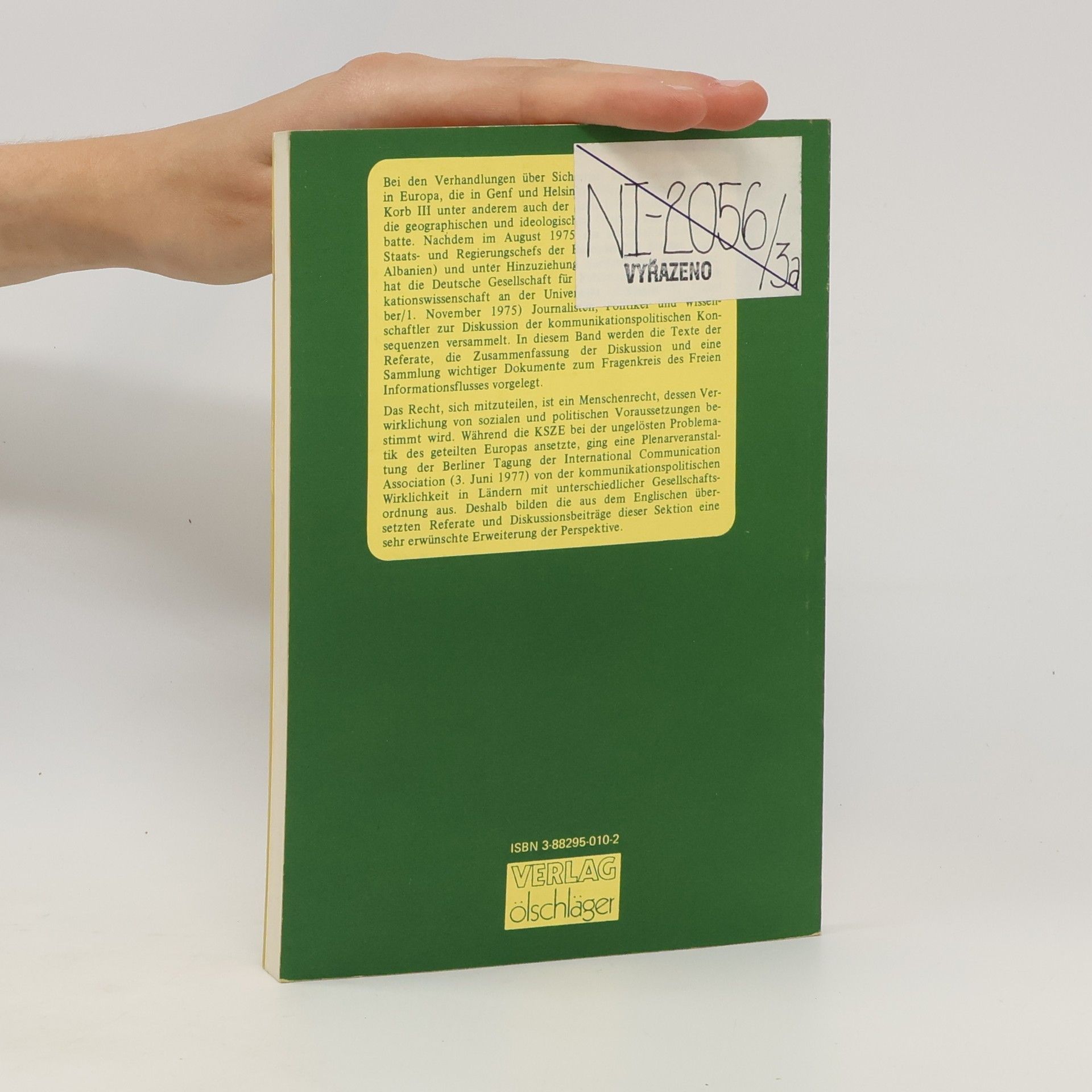 Hans Bohrmann Schriftenreihe der Deutschen Gesellschaft für Publizistik- und Kommunikationswissenschaft - 3: Informationsfreiheit