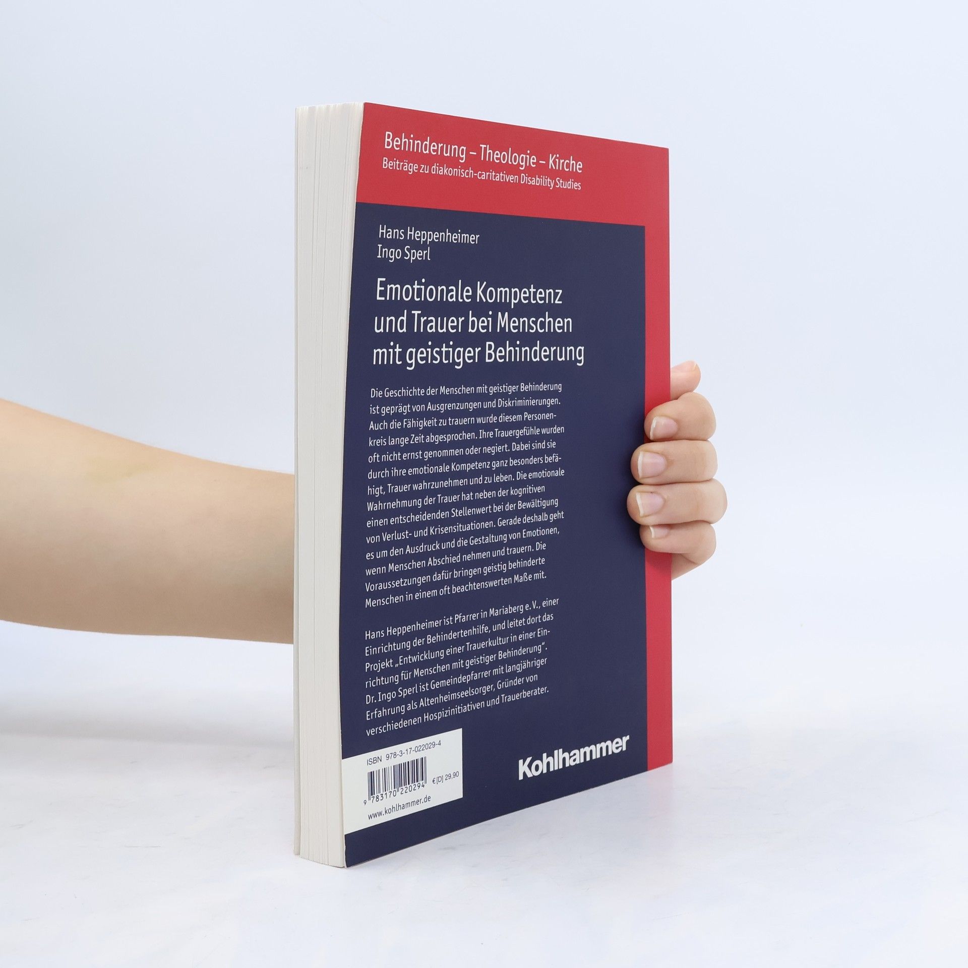 Hans Heppenheimer Behinderung - Theologie - Kirche - 2: Emotionale Kompetenz und Trauer bei Menschen mit geistiger Behinderung