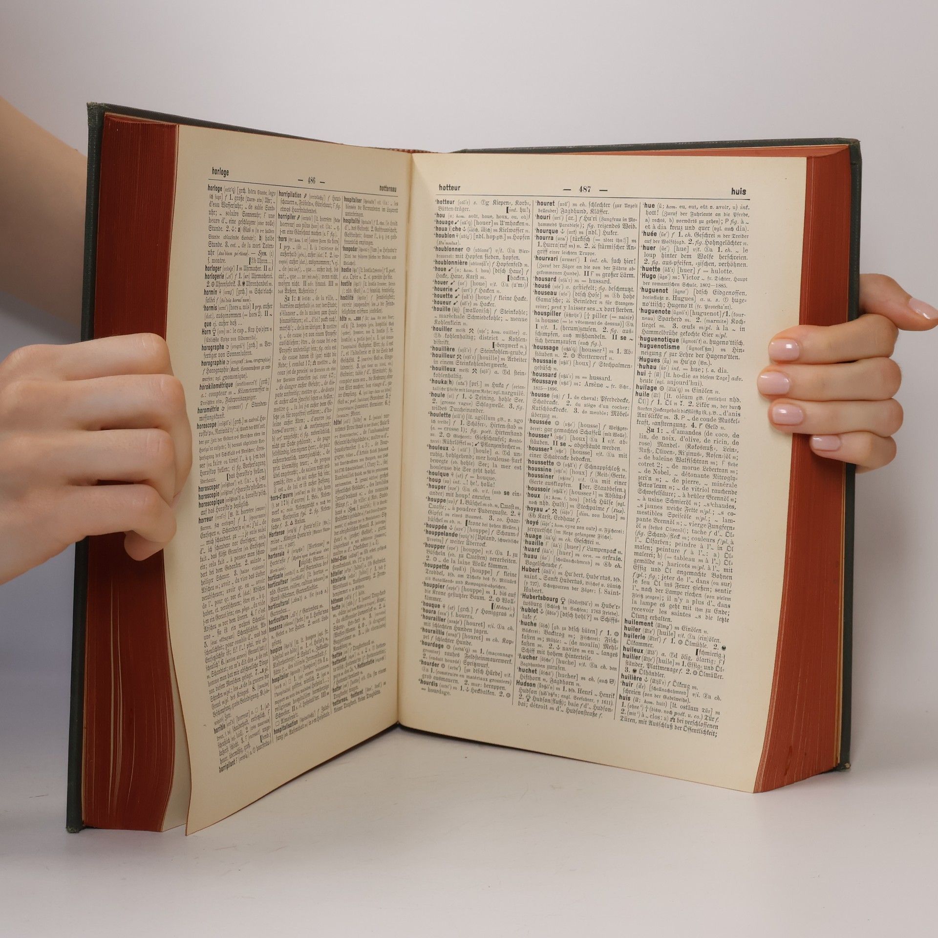 Karl Moser Sachs-Villatte Enzyklopädisches Wörterbuch Handausgabe Deutsch-Französisch 1