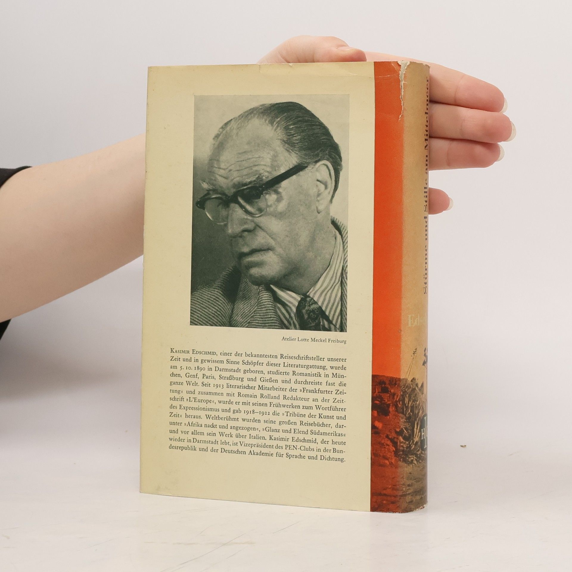 Kasimir Edschmid Stürme und Stille am Mittelmeer