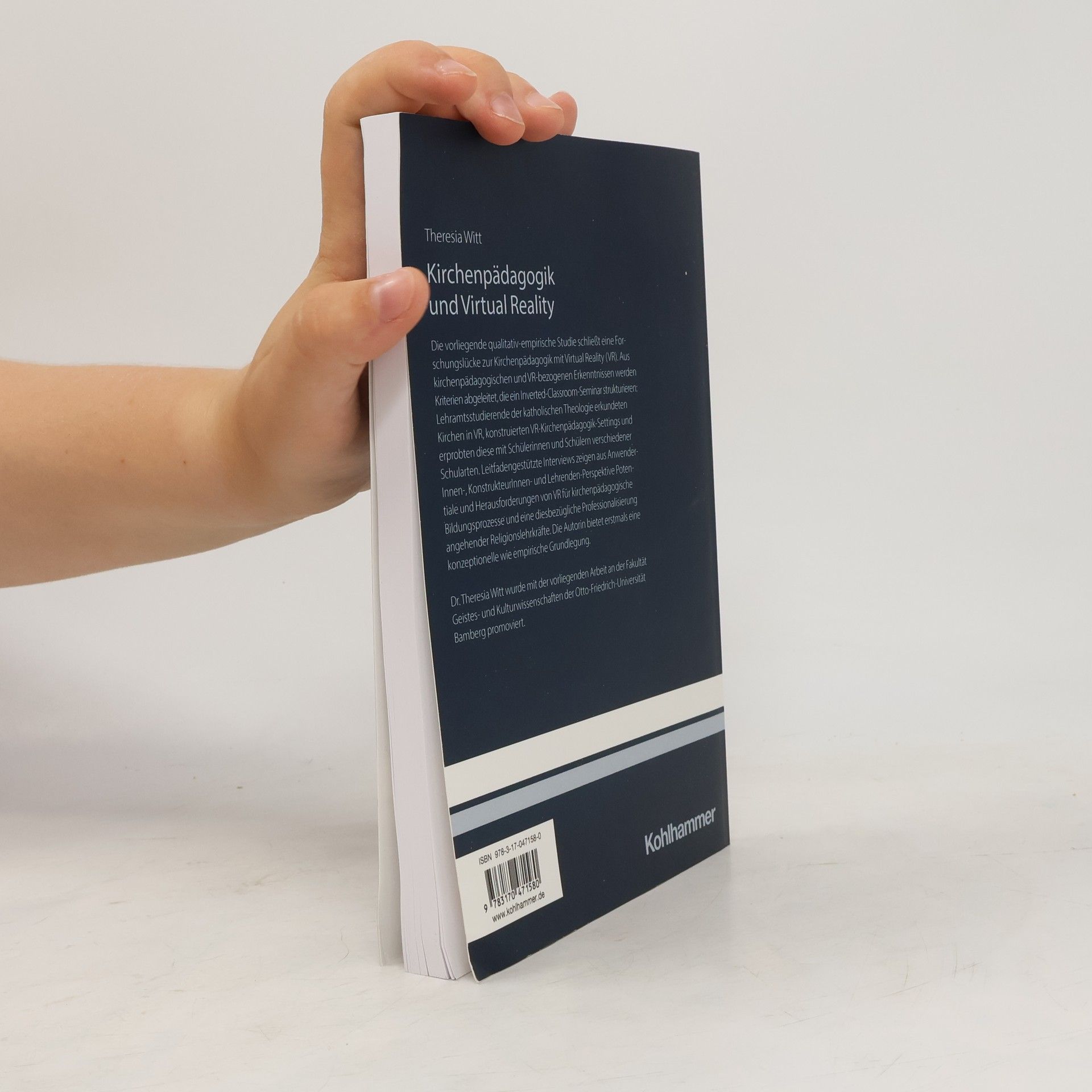 Theresia Wittemann OSF Religionspädagogik innovativ - 63: Kirchenpädagogik und Virtual Reality