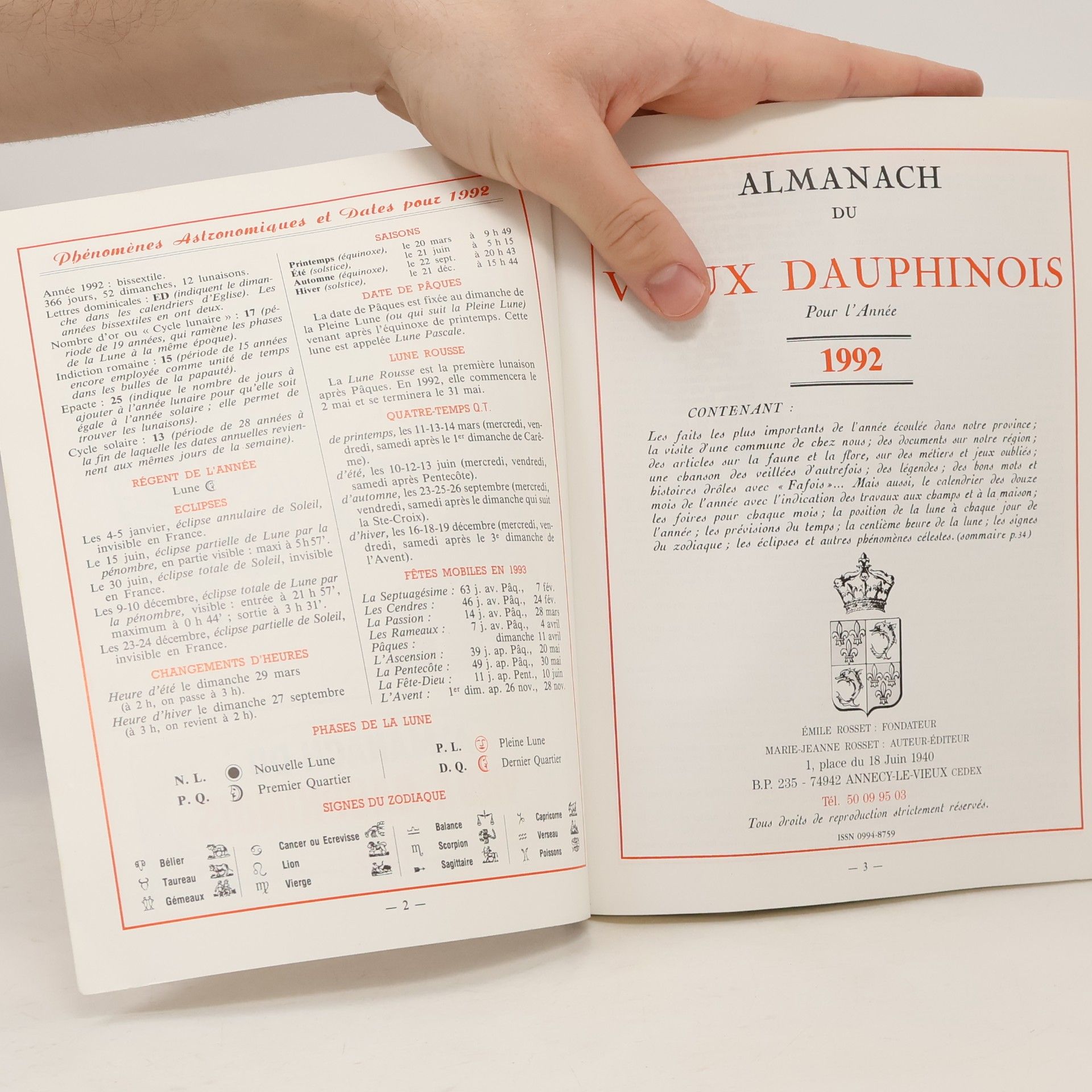 Autorenkollektiv Almanach du vieux dauphnois 24/1992