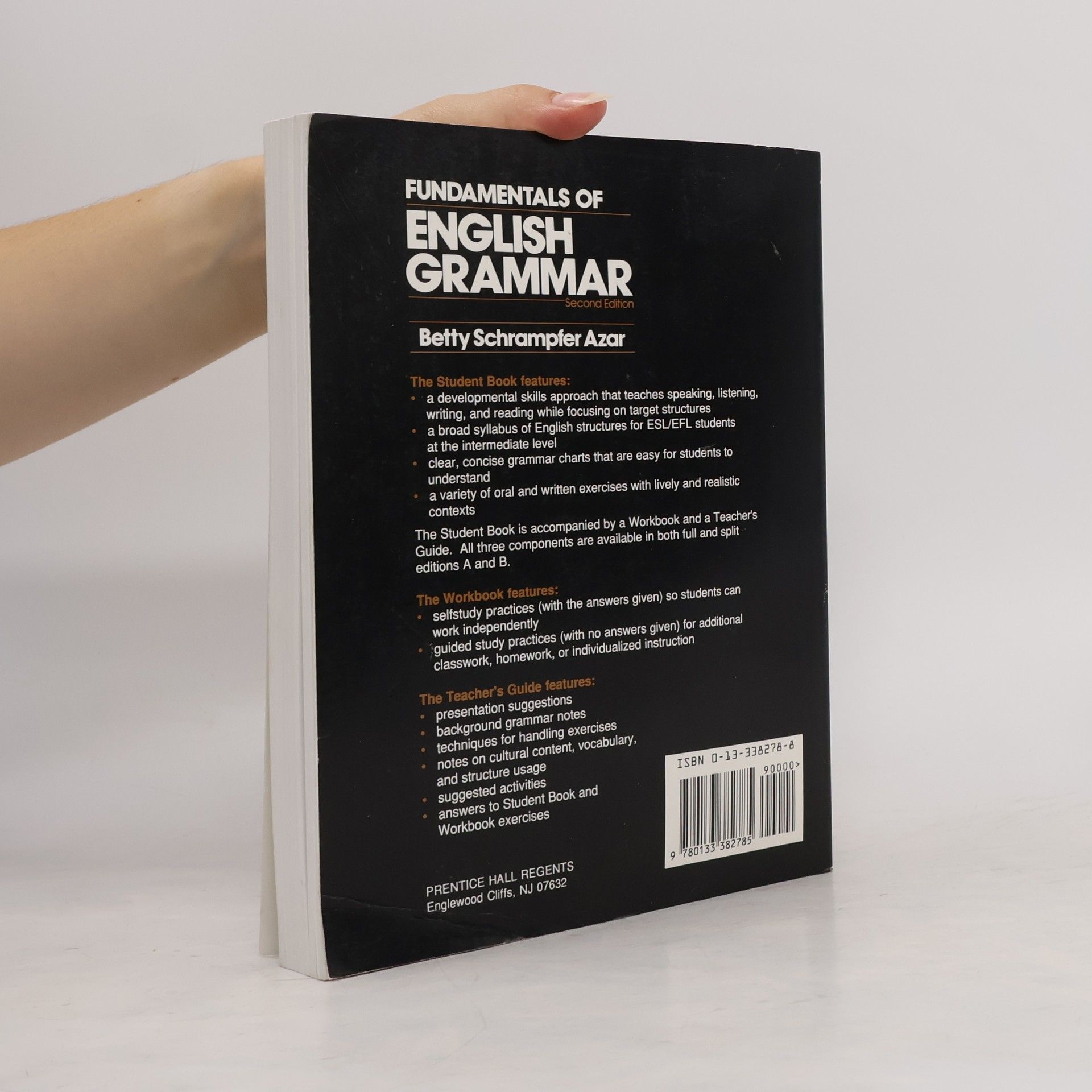 Betty Schrampfer Azar Fundamentals of English grammar