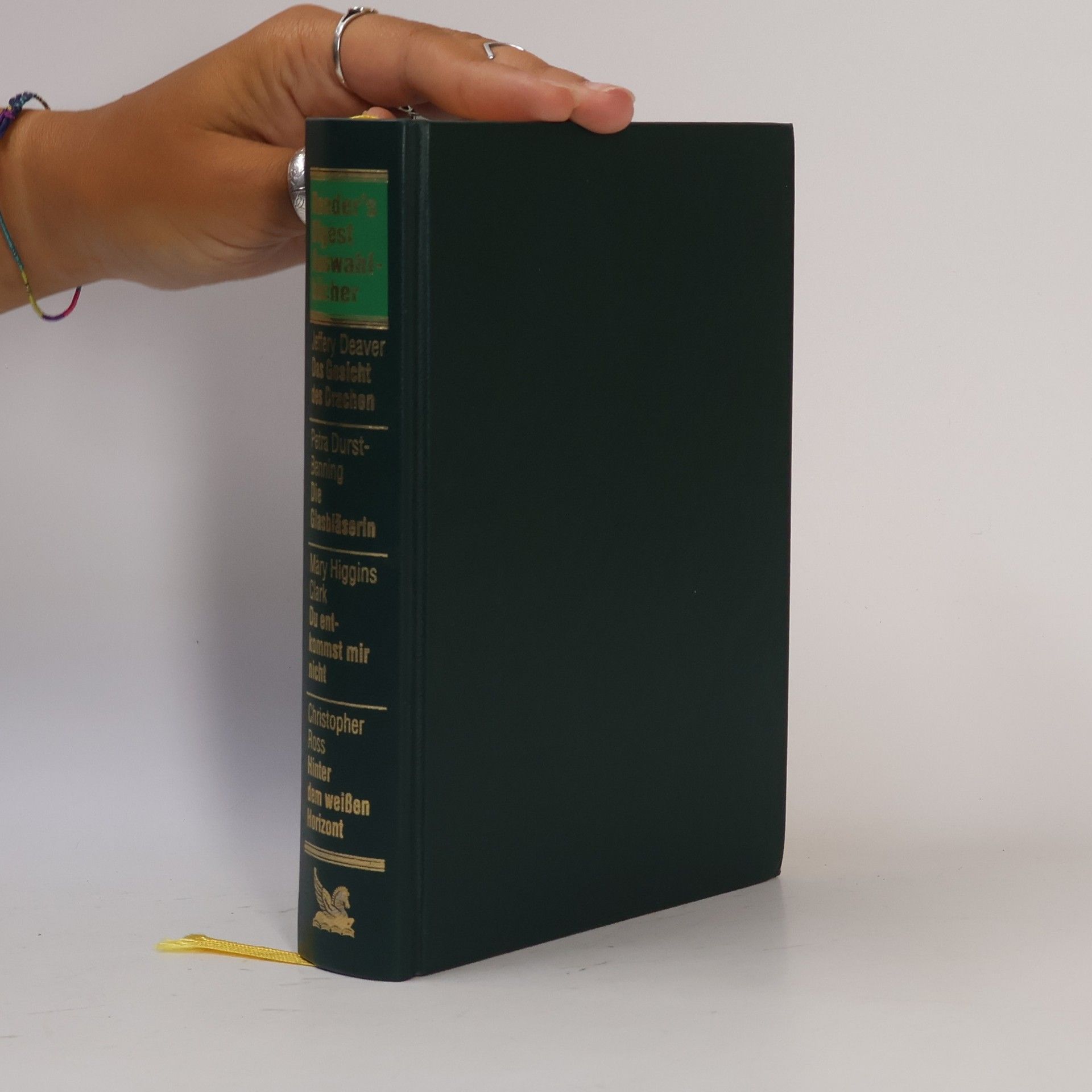 Autorenkollektiv Reader's digest Auswahlbücher: Das Gesicht der drachen, Die Glasbläserin, Du Entkommst mir nicht, Hinter dem weissen horizont