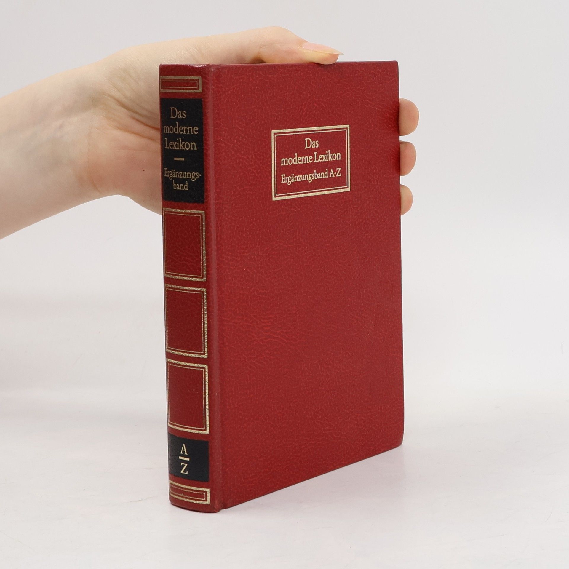 Various authors Das moderne Lexikon. Ergänzungsband A-Z
