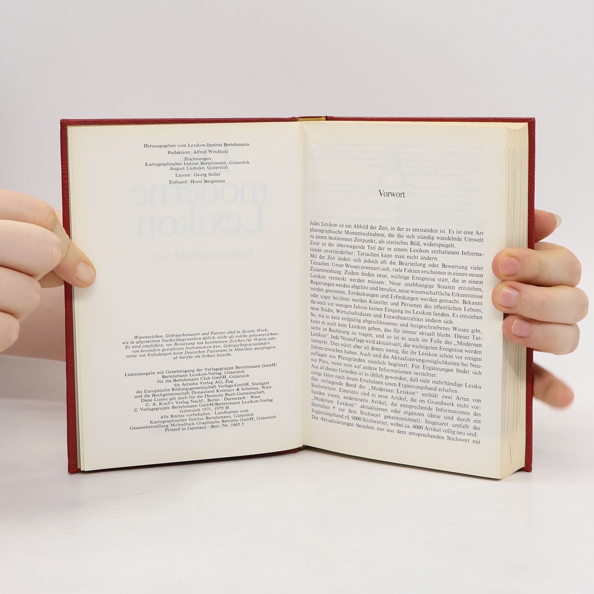 Various authors Das moderne Lexikon. Ergänzungsband A-Z