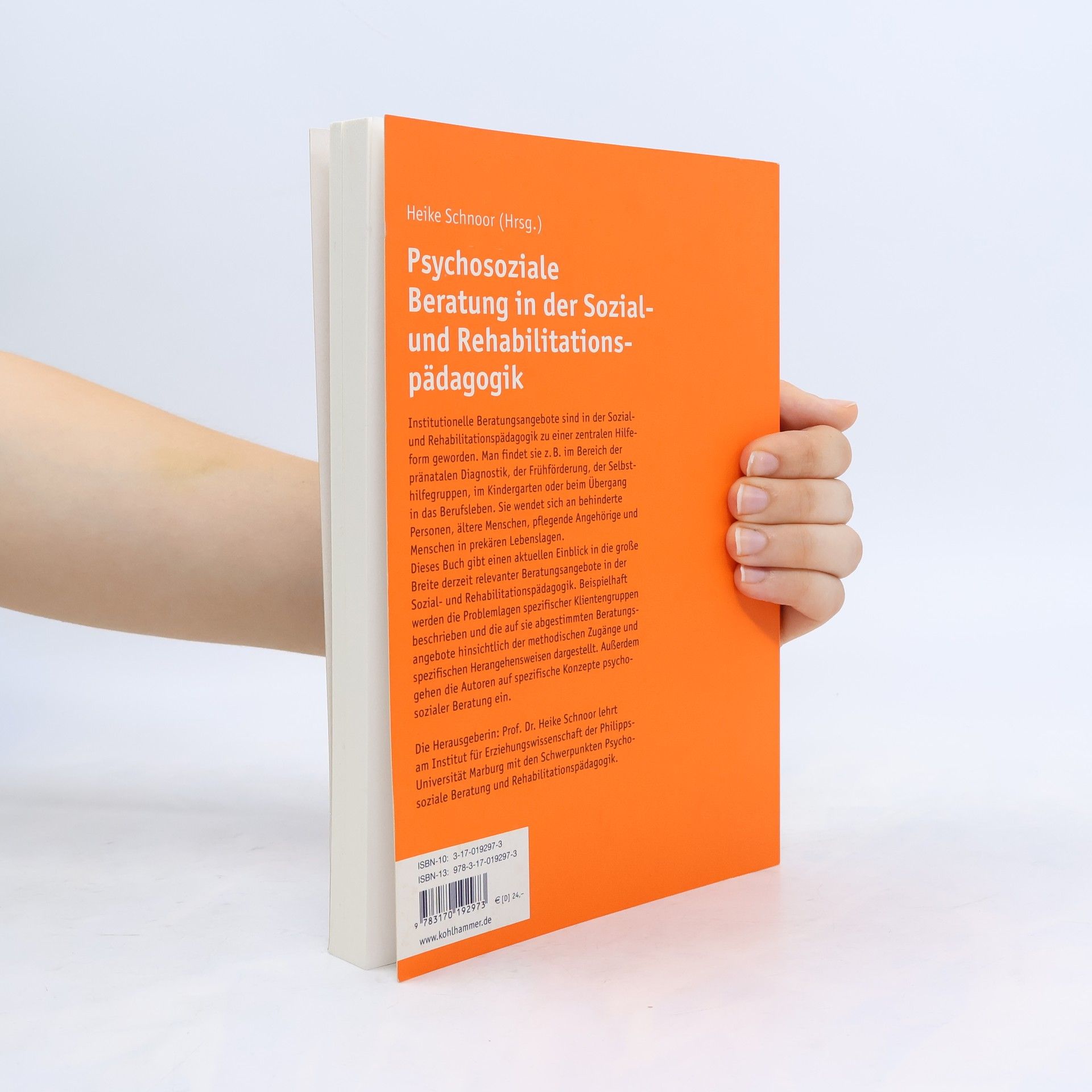 Heike Schnoor Psychosoziale Beratung in der Sozial- und Rehabilitationspädagogik