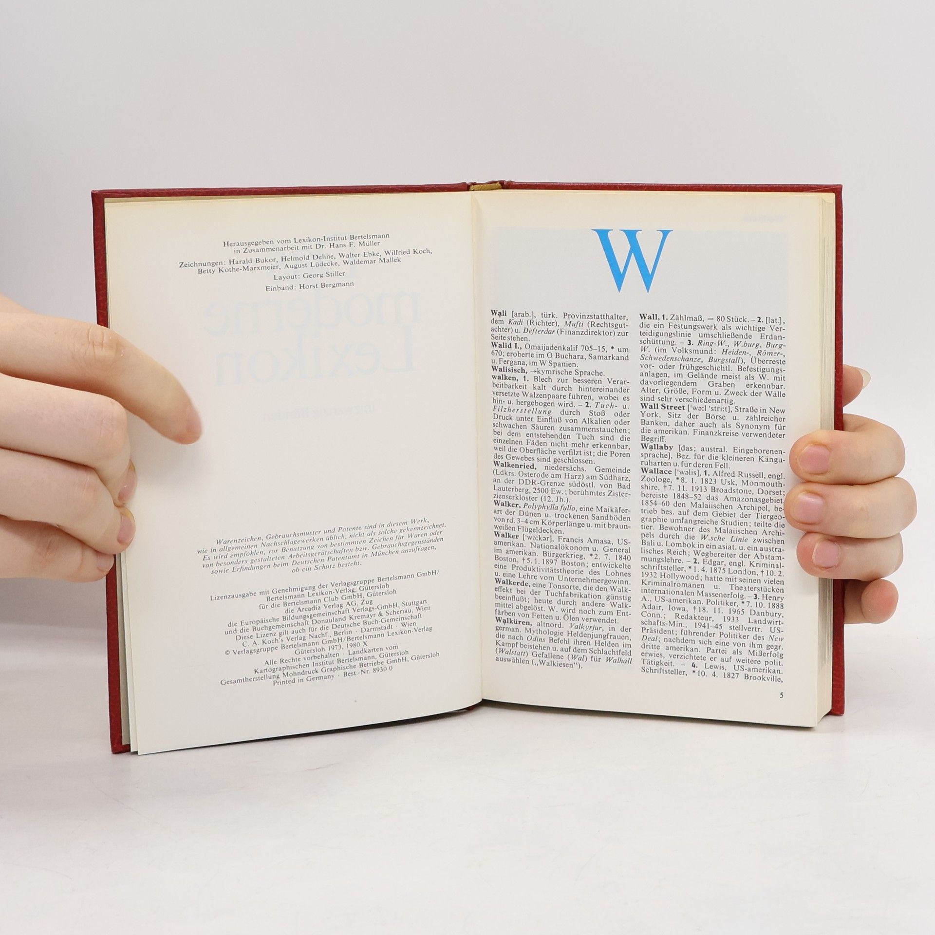 Various authors Das moderne Lexikon 20. Wali-Zz