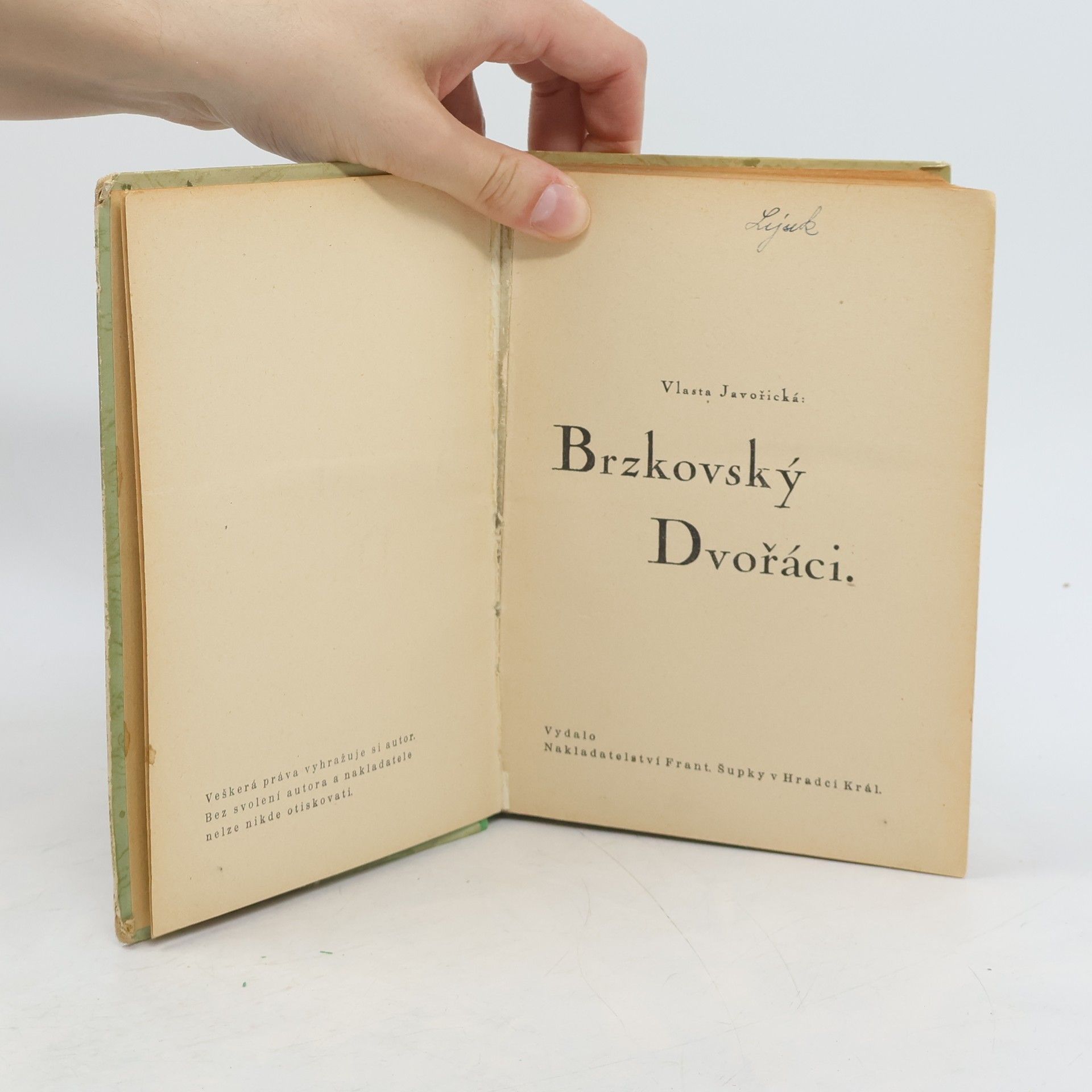 Vlasta Javořická Brzkovský Dvořáci