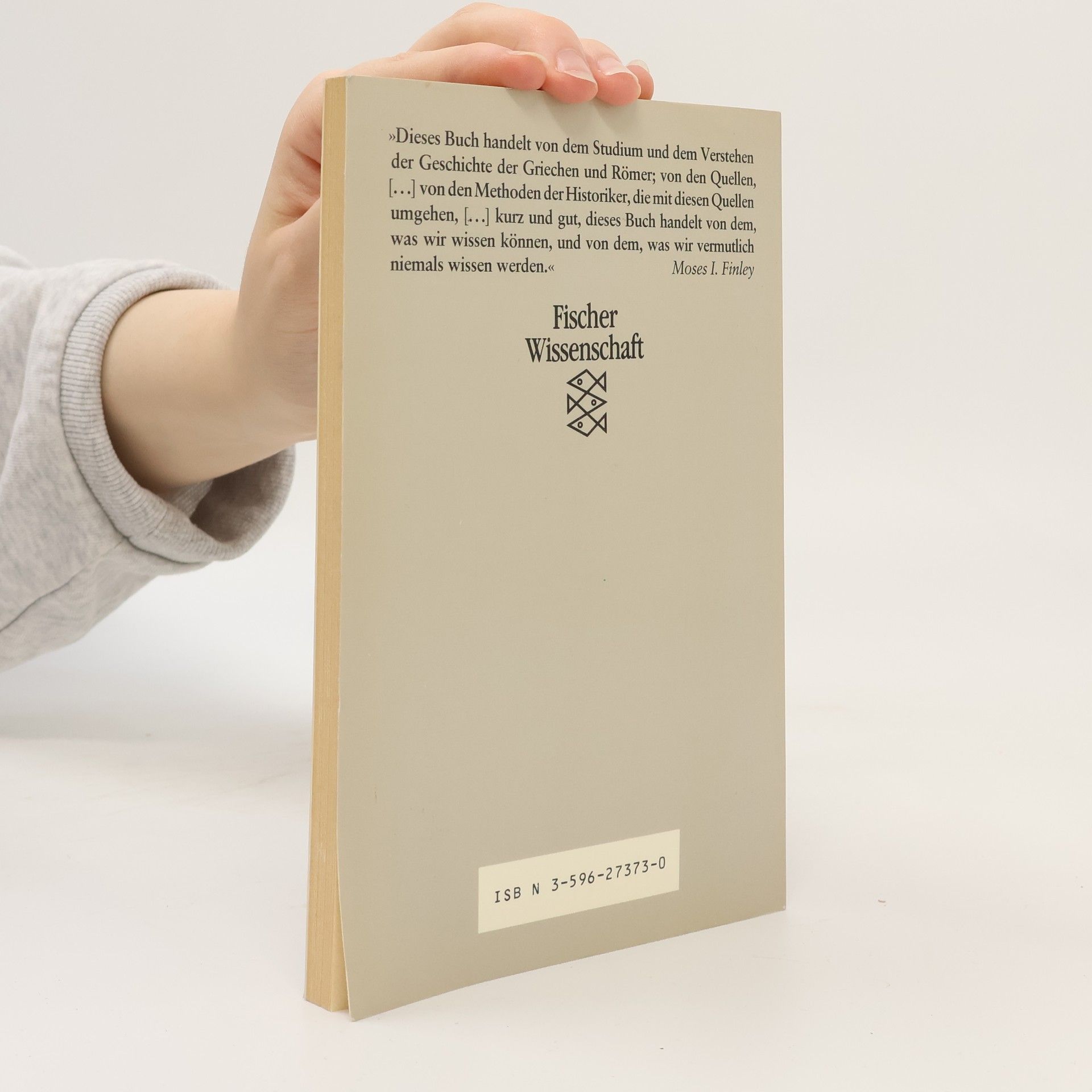 Moses I. Finley Quellen und Modelle in der Alten Geschichte