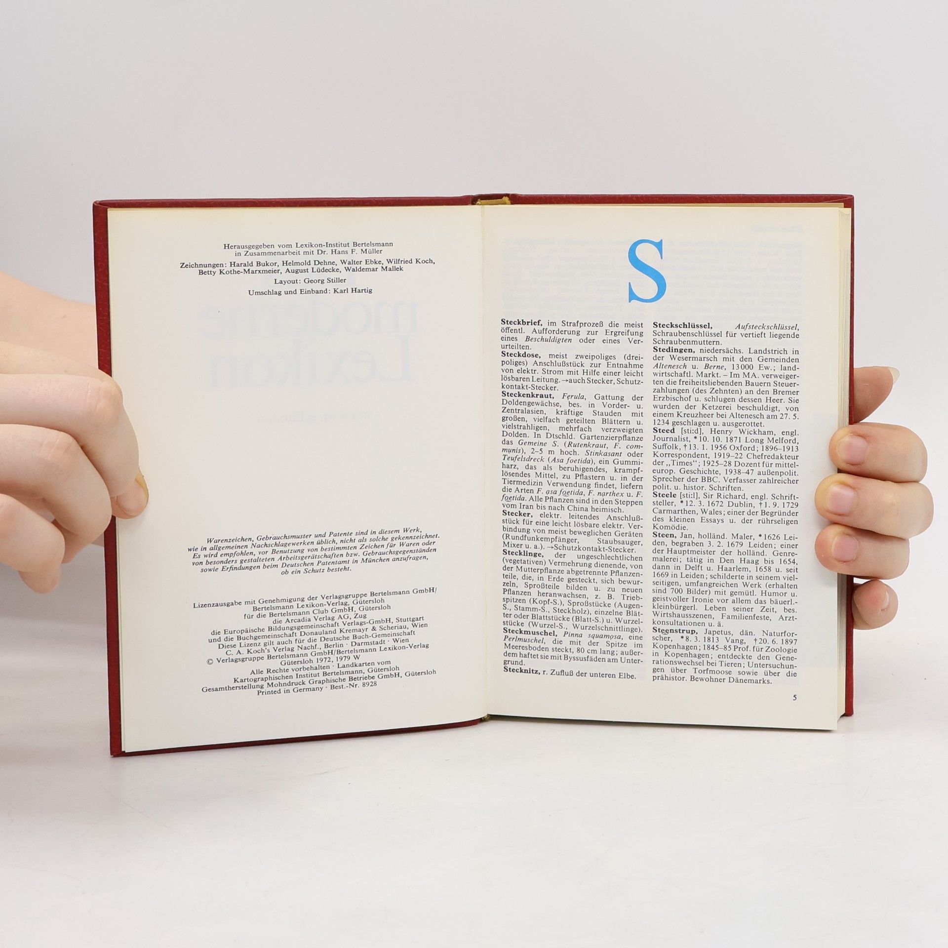 Various authors Das moderne Lexikon 18. Steck - Triep