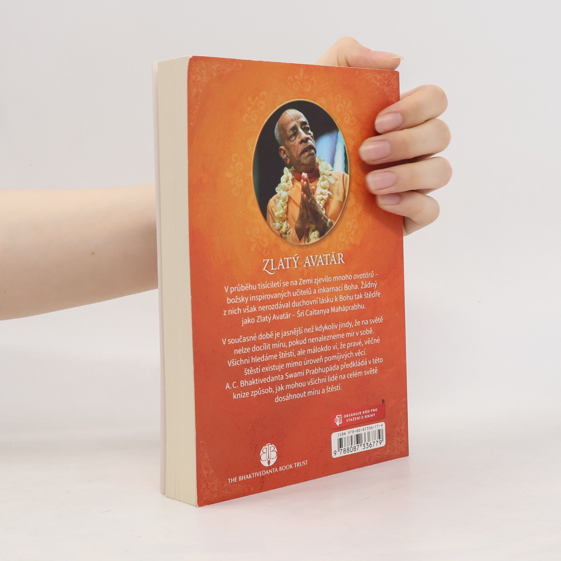 Šrí Šrímad A. Č. Bhaktivédanta Swami Prabhupáda Zlatý avatár