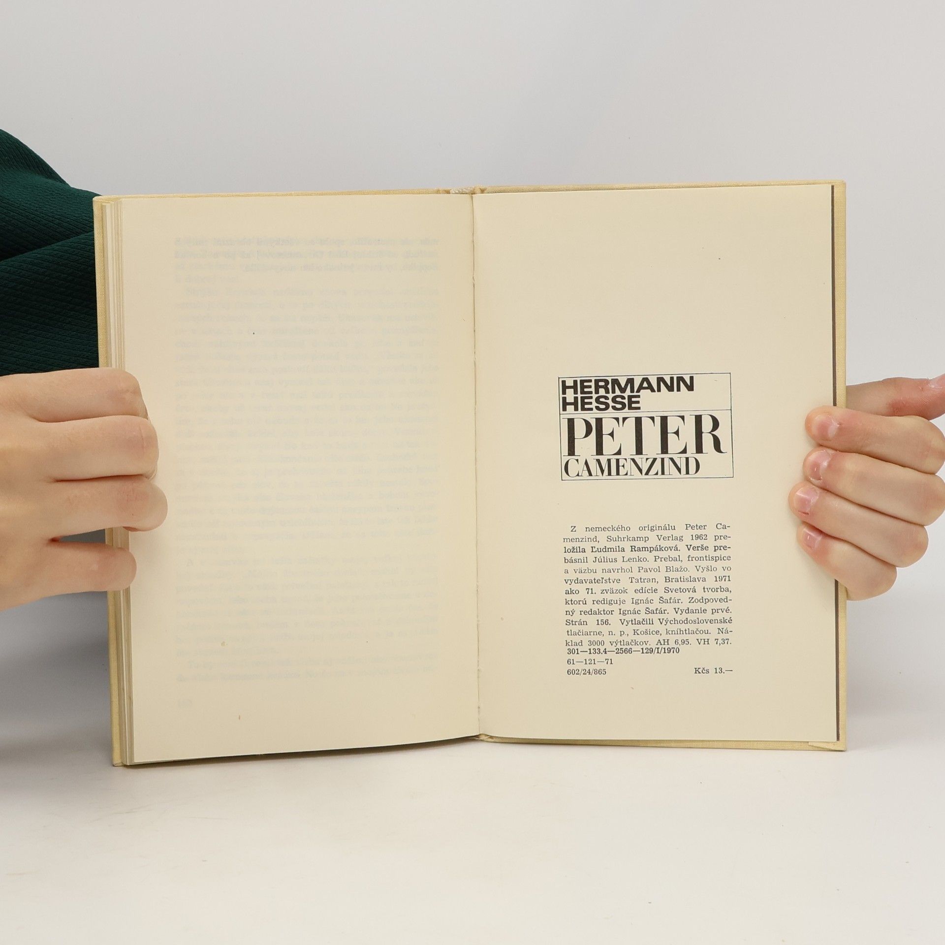 Hermann Hesse Peter Camenzind