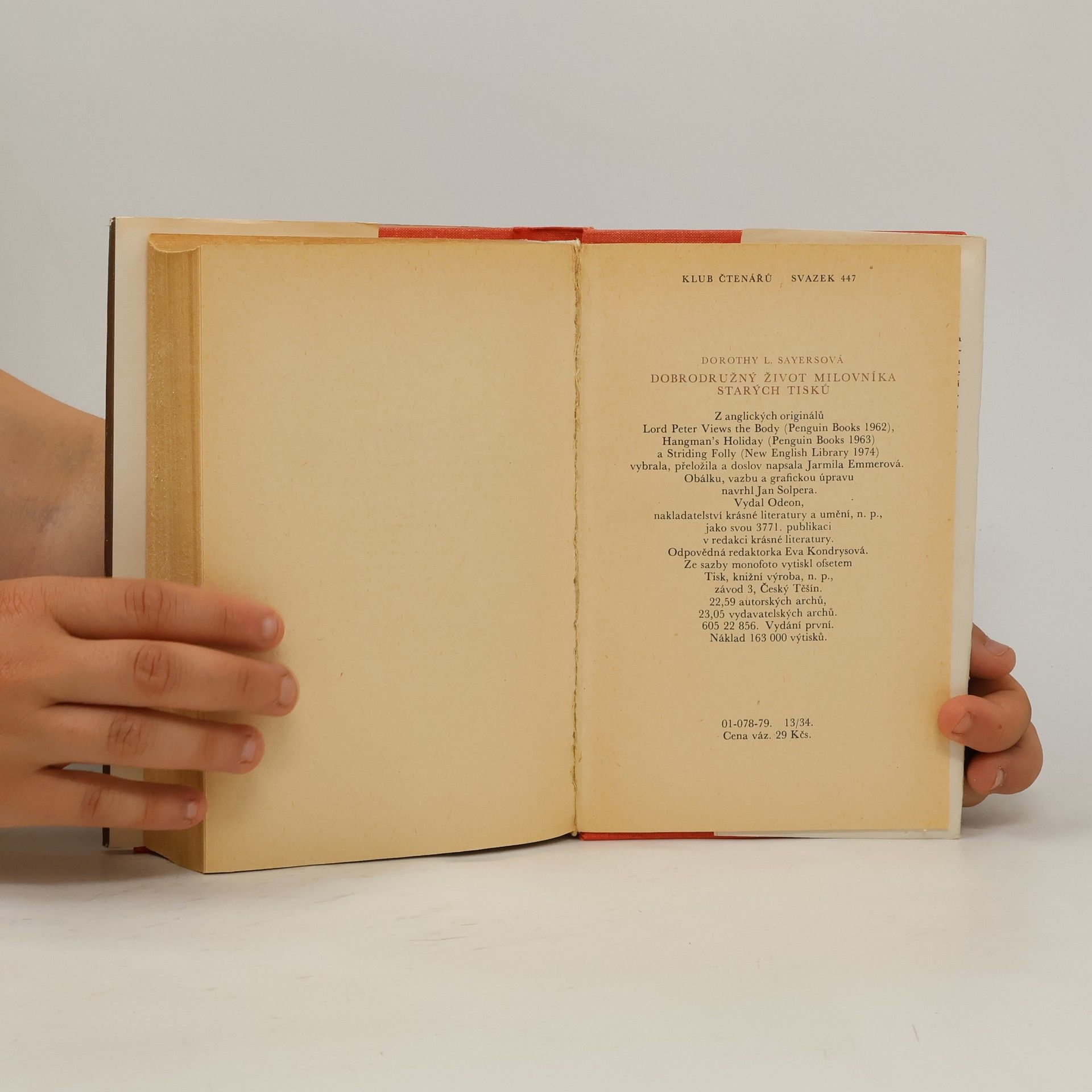 Dorothy L. Sayers Dobrodružný život milovníka starých tisků