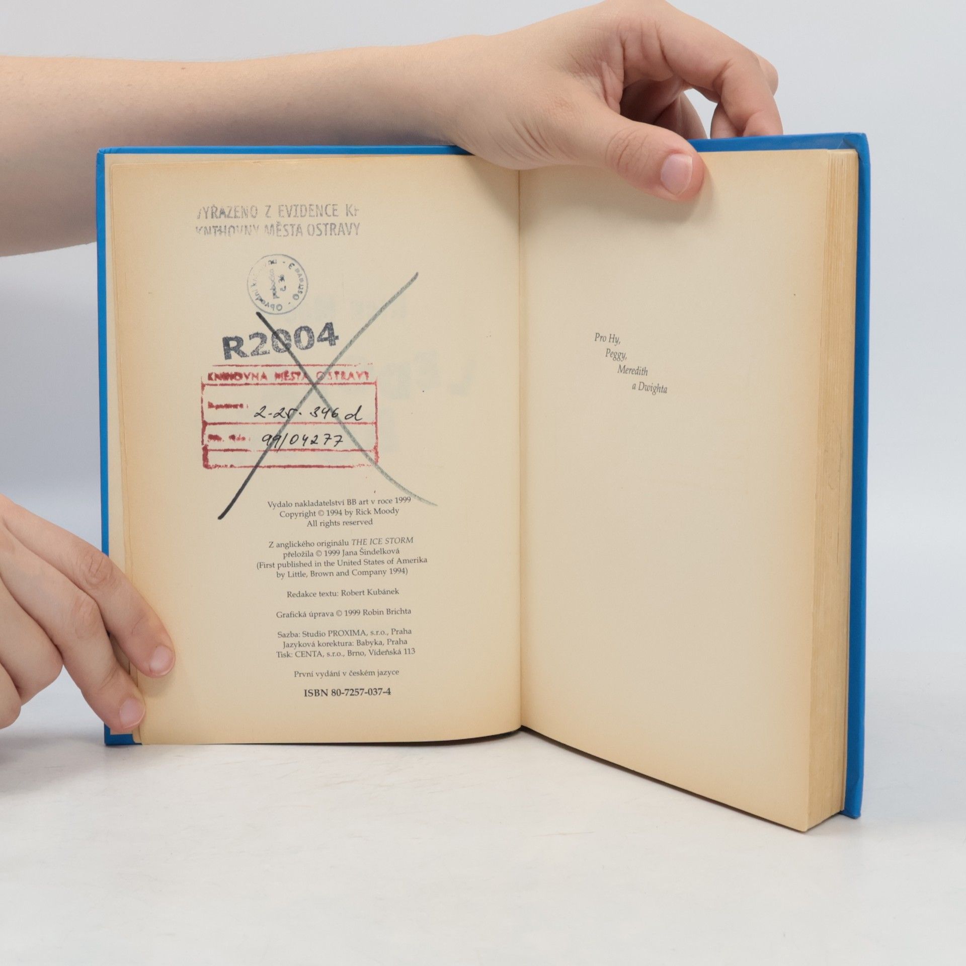 Rick Moody Ledová bouře