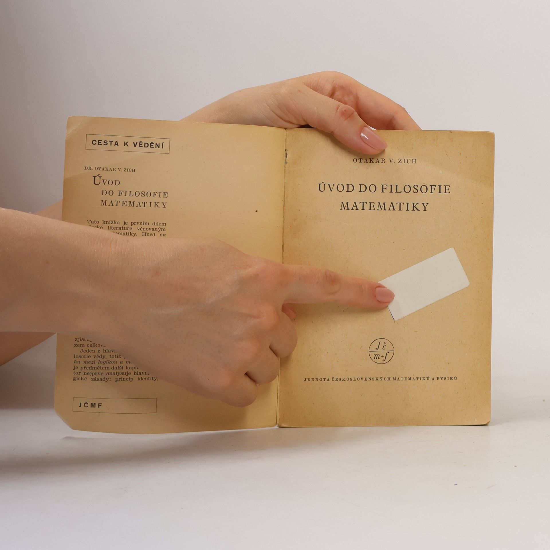 Otakar V. Zich Úvod do filosofie matematiky