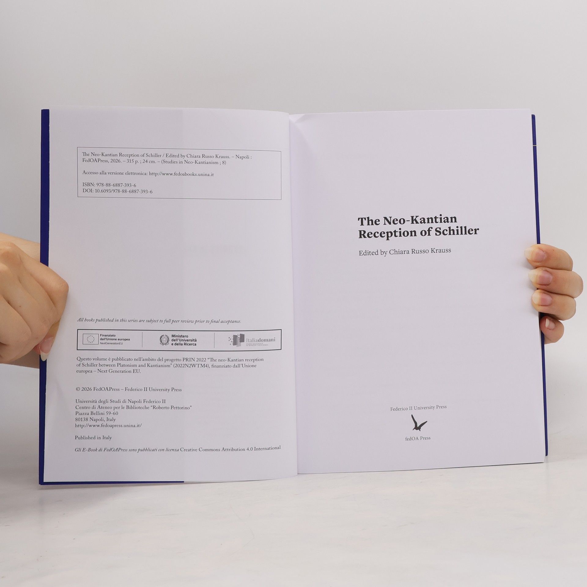 Chiara Russo Krauss The Neo-Kantian Reception of Schiller 8