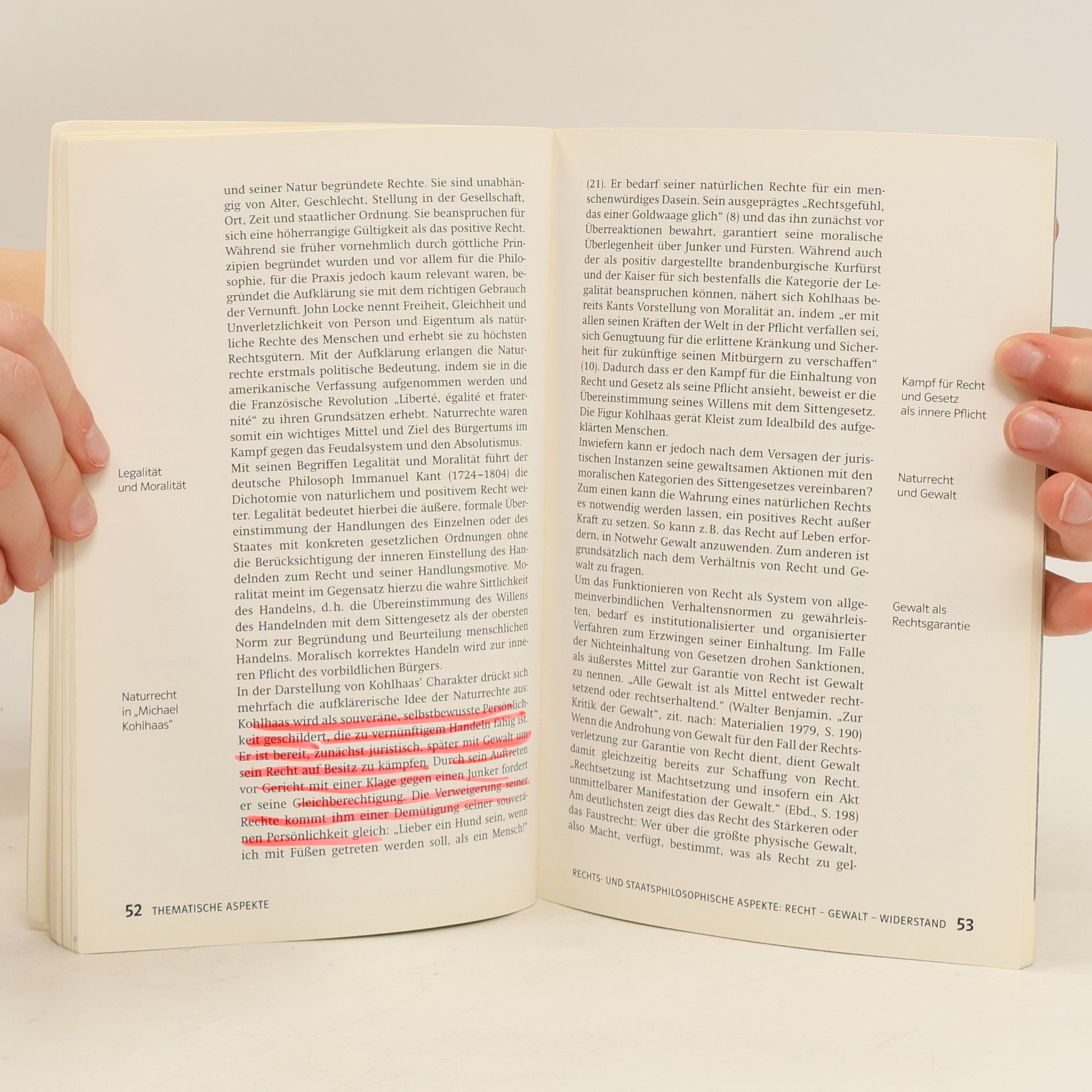 Thomas Gräff Lektürehilfen Heinrich von Kleist, "Michael Kohlhaas"
