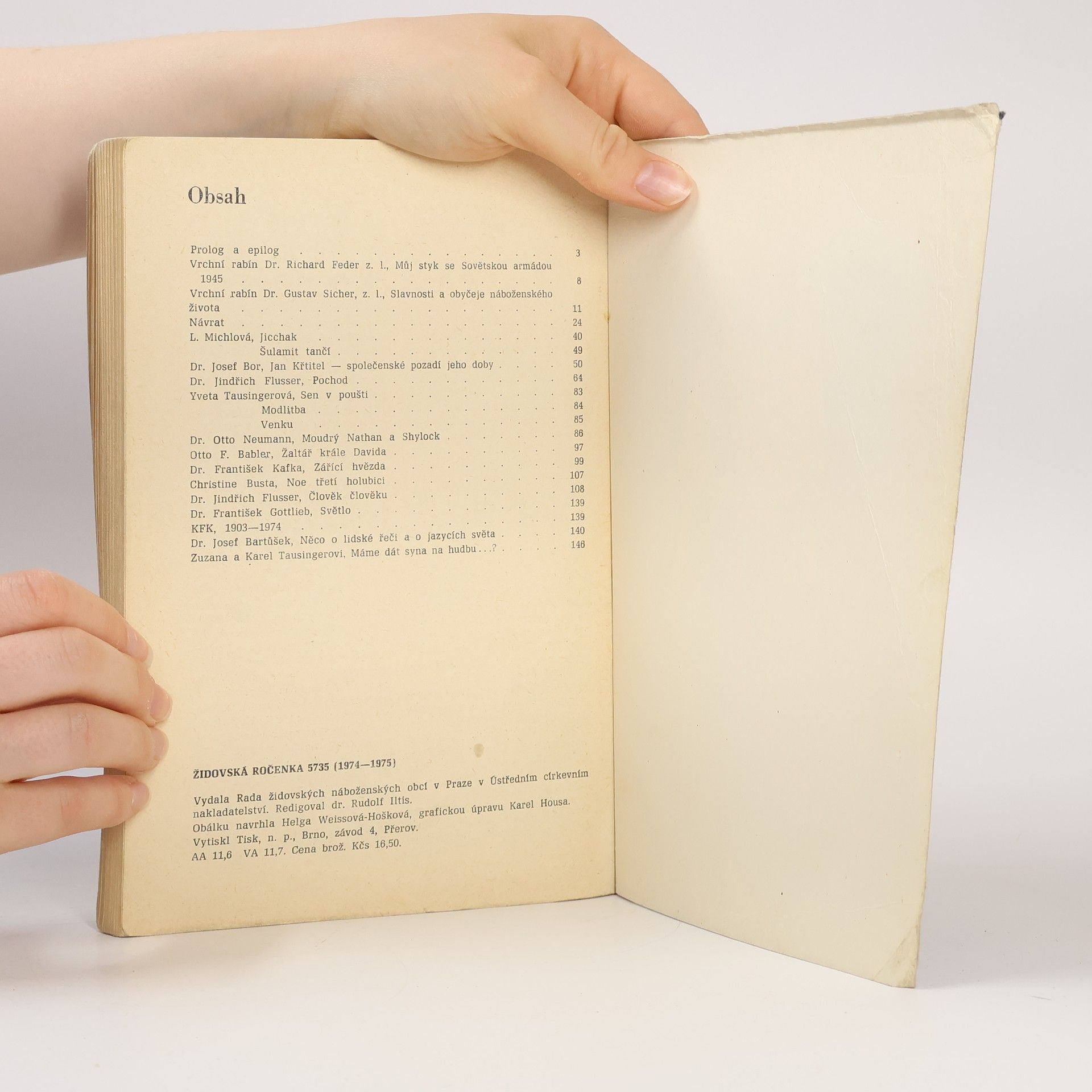Autorenkollektiv Židovská ročenka 1974/1975