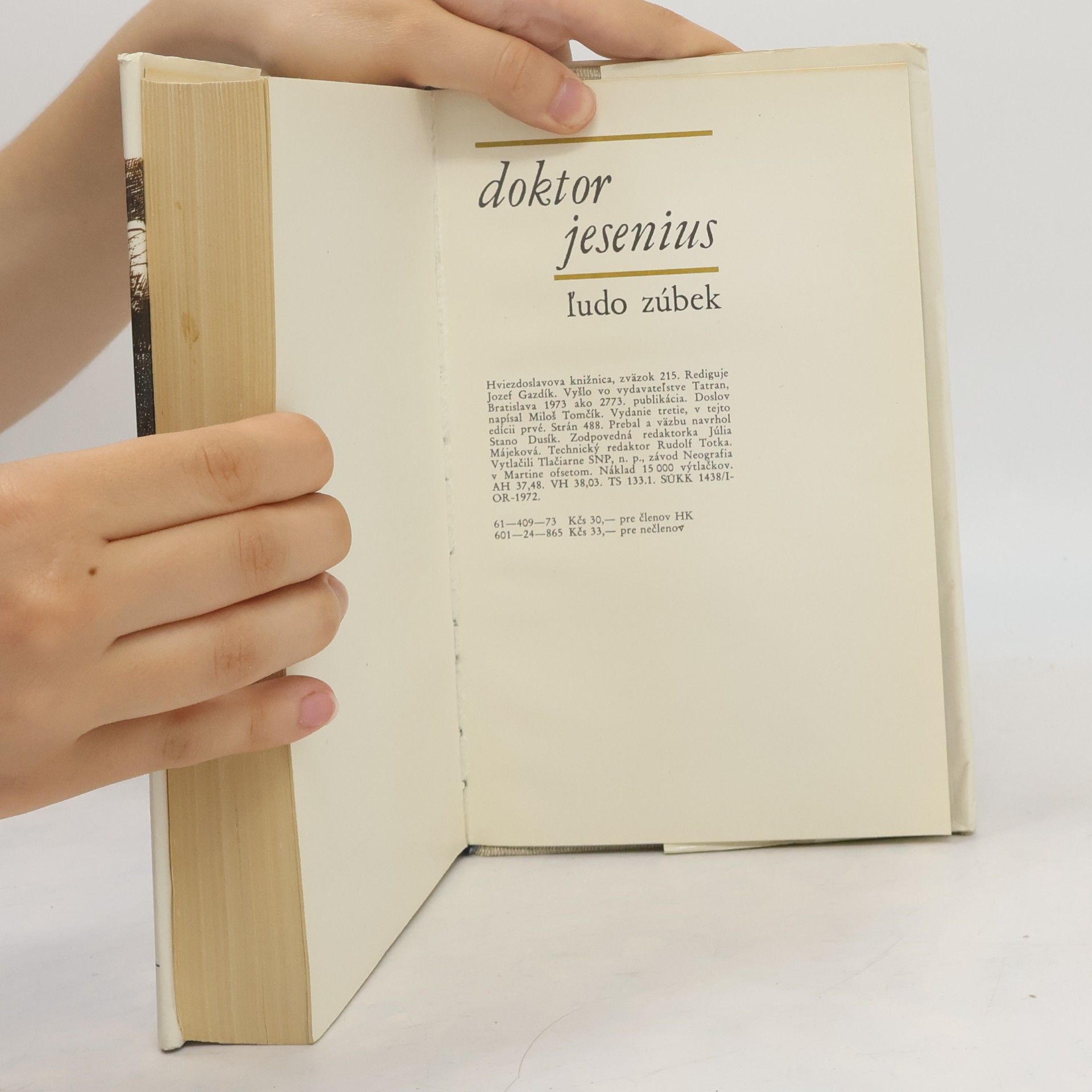 Ľudo Zúbek Doktor Jesenius