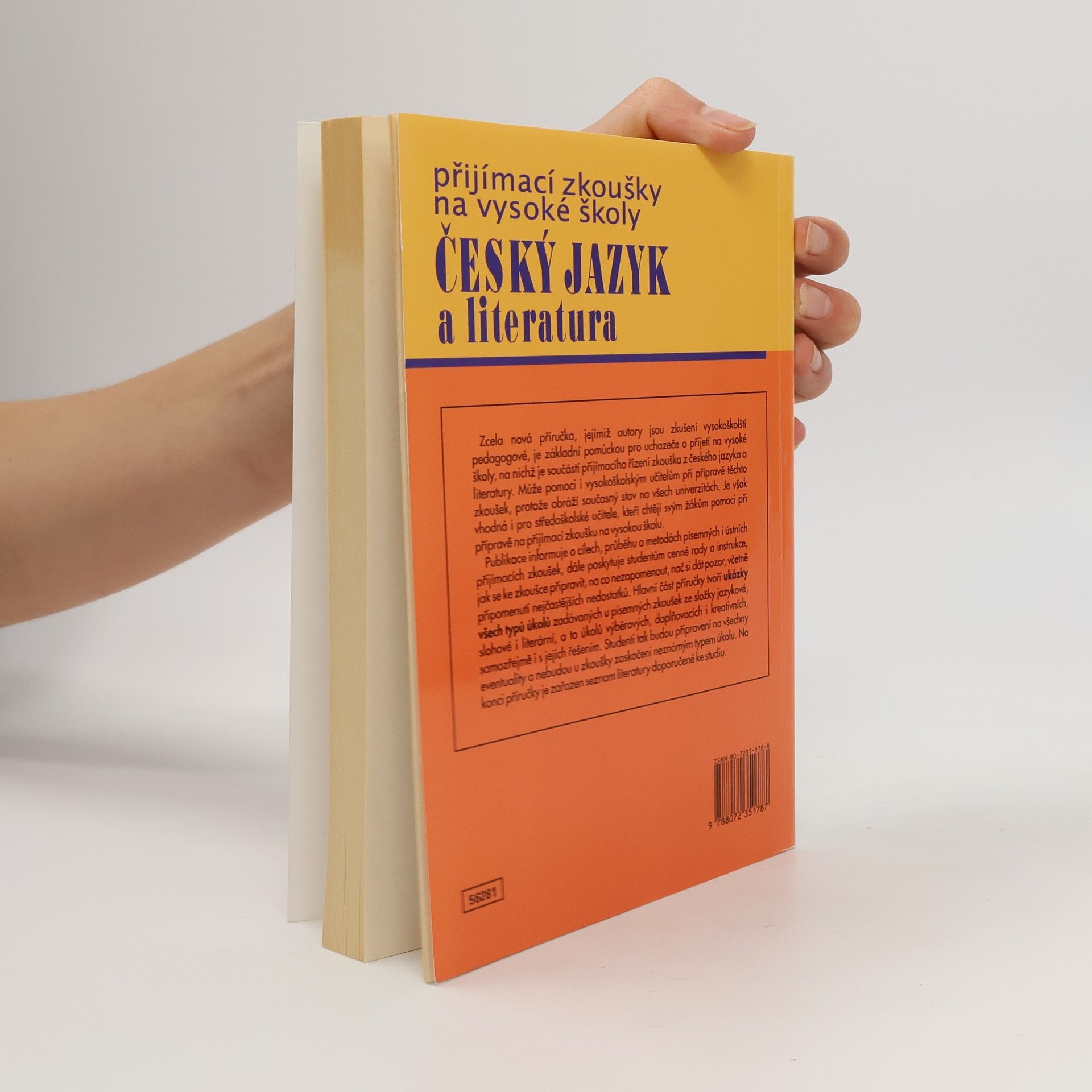 Marie Čechová Přijímací zkoušky na vysoké školy : český jazyk a literatura