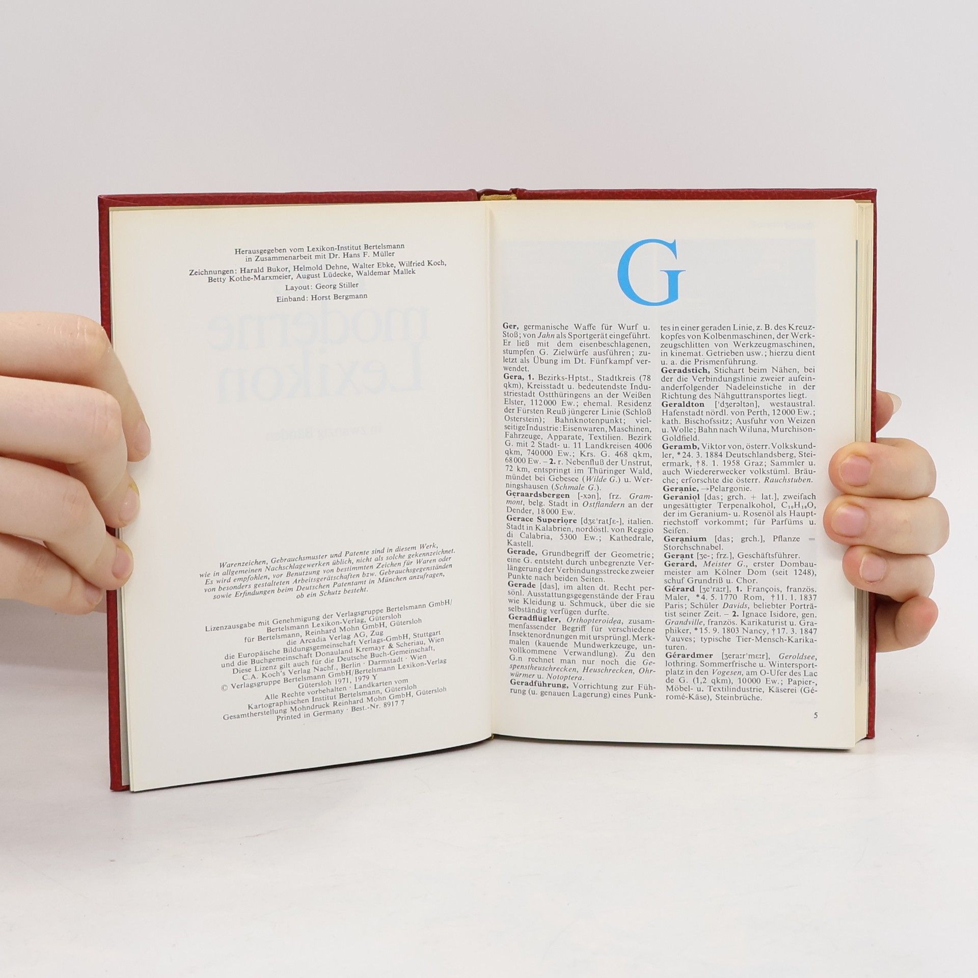 Autores varios Das Moderne Lexikon 7. Ger-Har