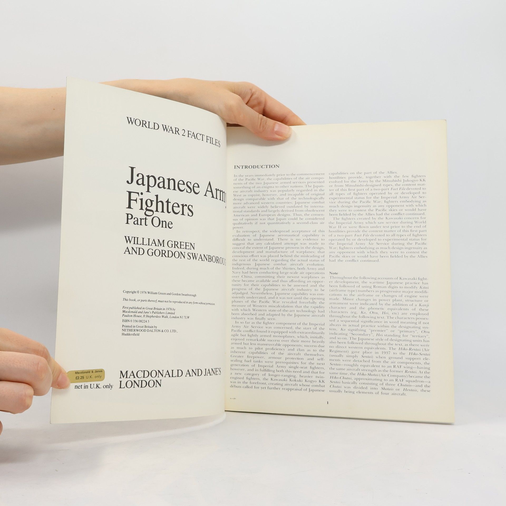 William Green Japanese Army Fighters 1