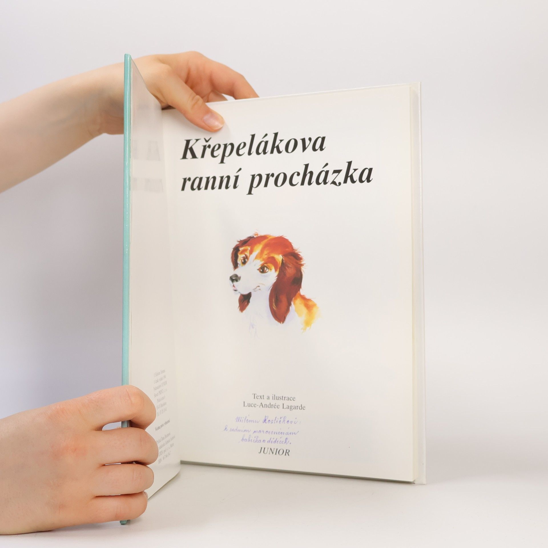 Luce Andrée Lagarde V lese a na paloučku