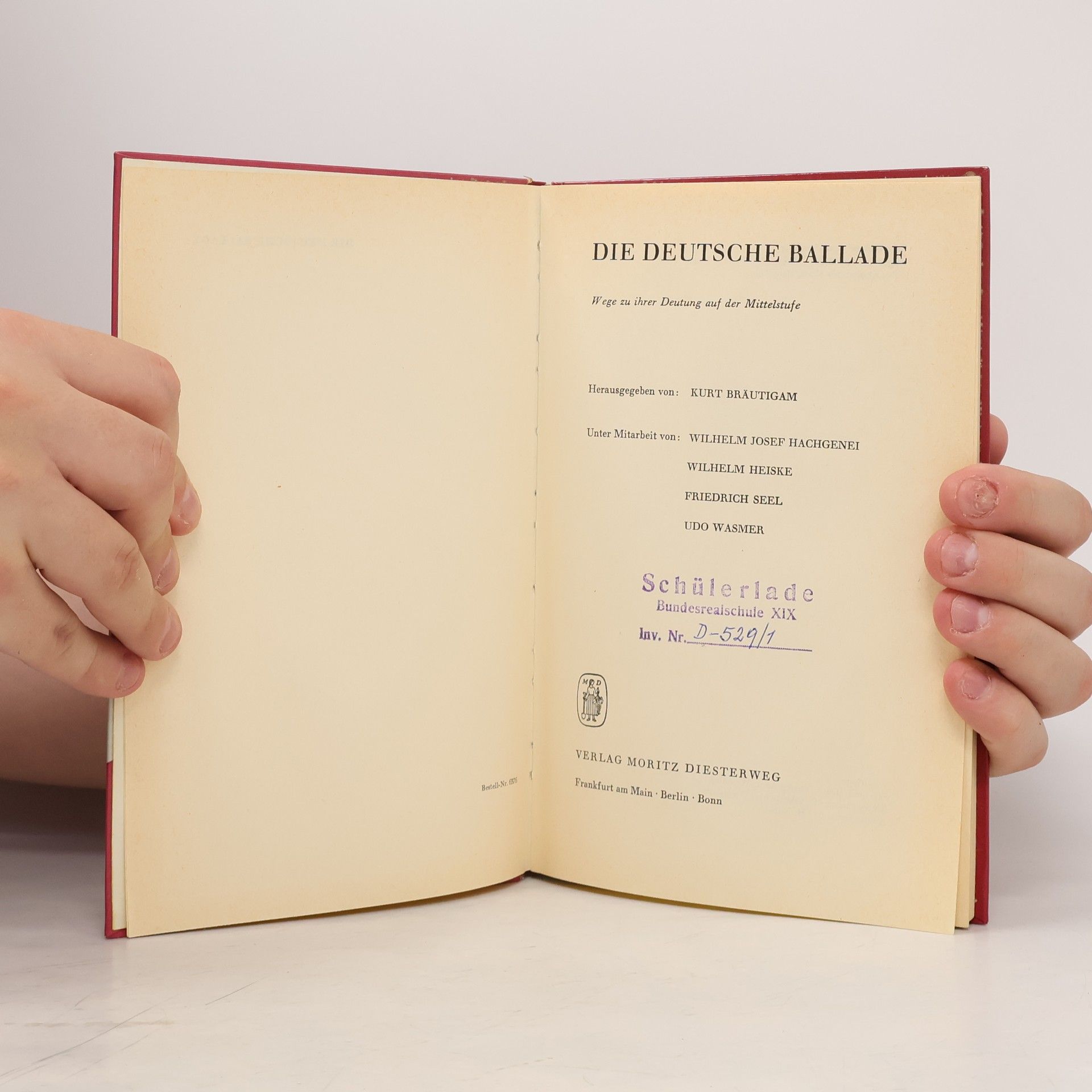 Autores varios Die deutsche Ballade