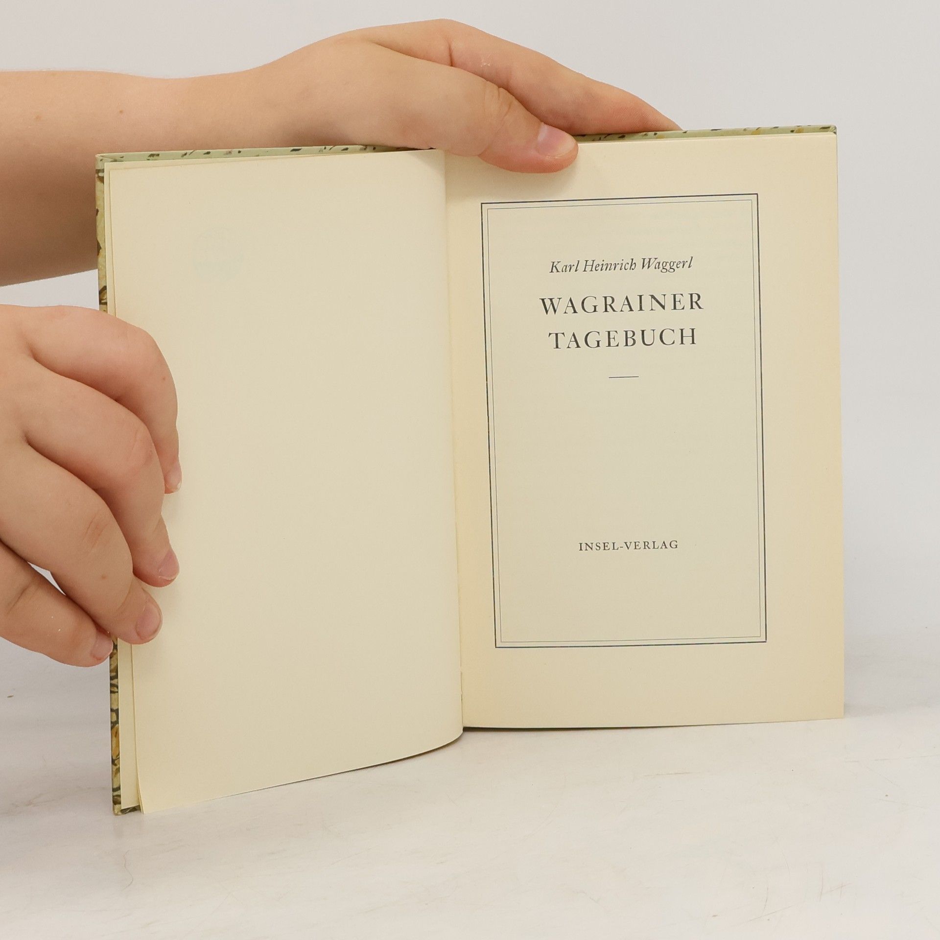 Karl Heinrich Waggerl Wagrainer Tagebuch