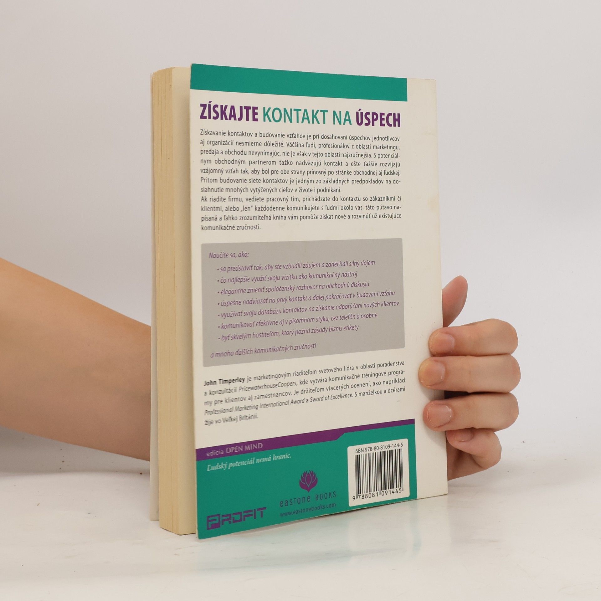 John Timperley Získajte kontakt na úspech. Praktická príručka biznis komunikácie