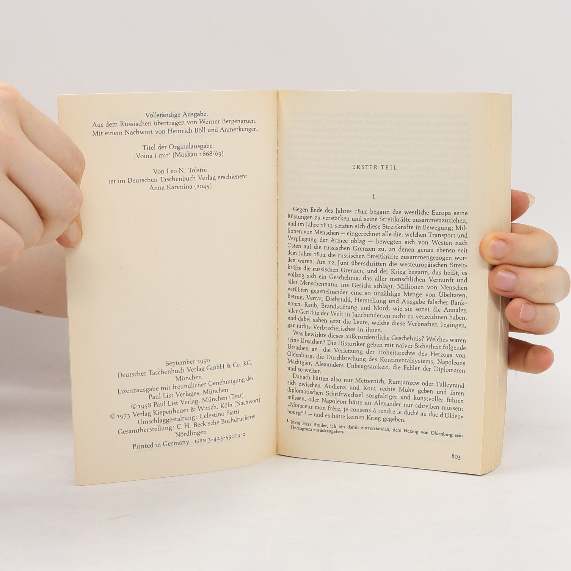 Lew Nikolajewitsch Tolstoi Krieg und Frieden 1 - 2