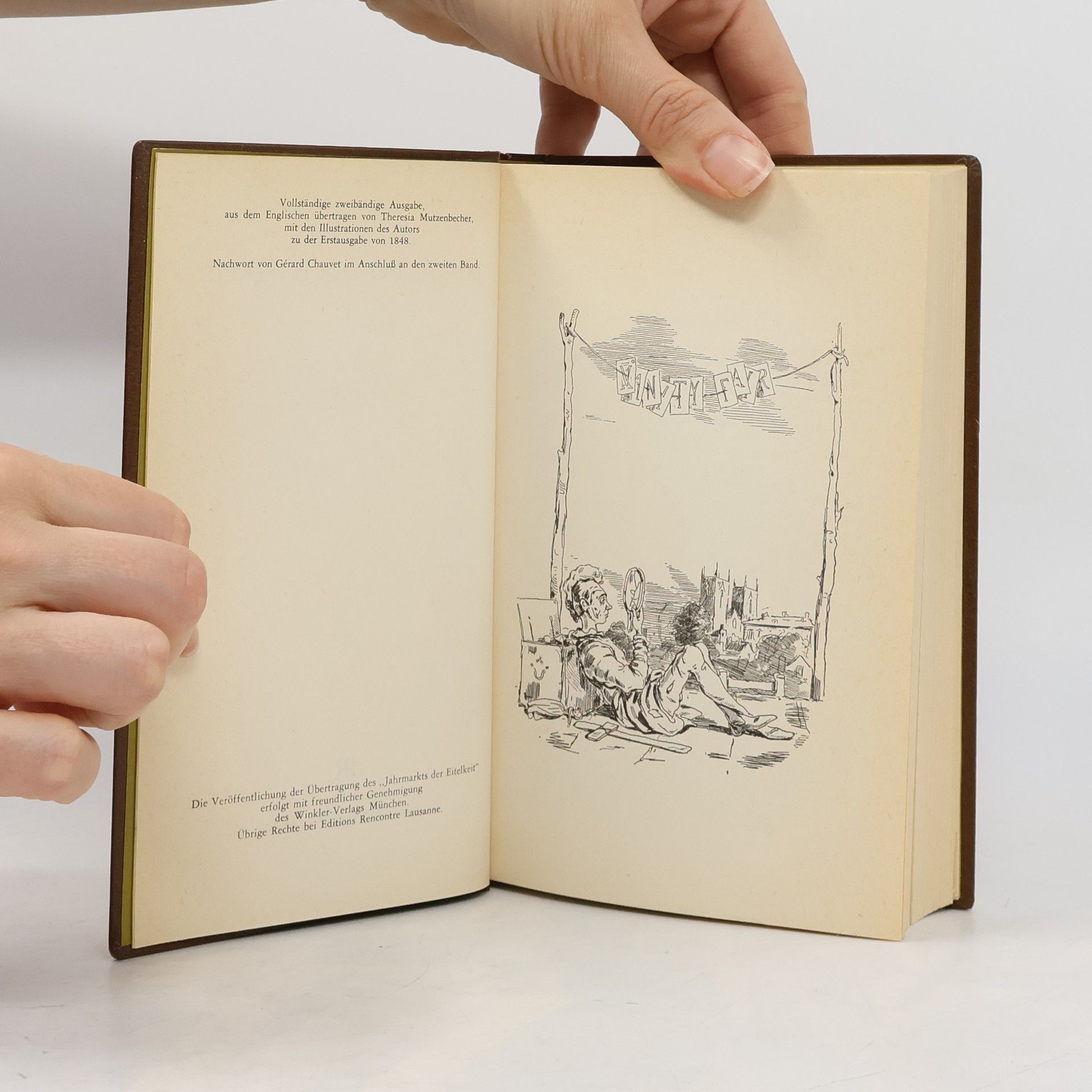 William Makepeace Thackeray Jahrmarkt der Eitelkeit I.